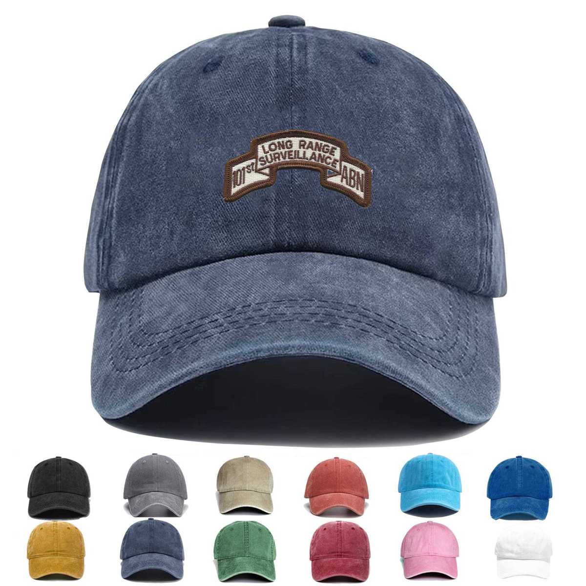 101st Abn Inf Desert Long Range Embroidered Hat - Custom Hat