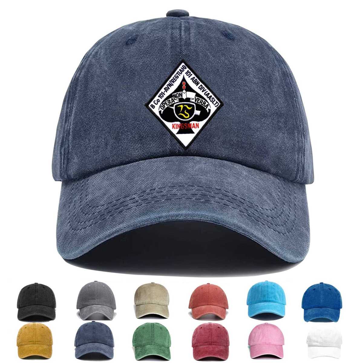 101st Airborne Aviation Division 101st Regiment B Company Embroidered Hat - Custom Hat