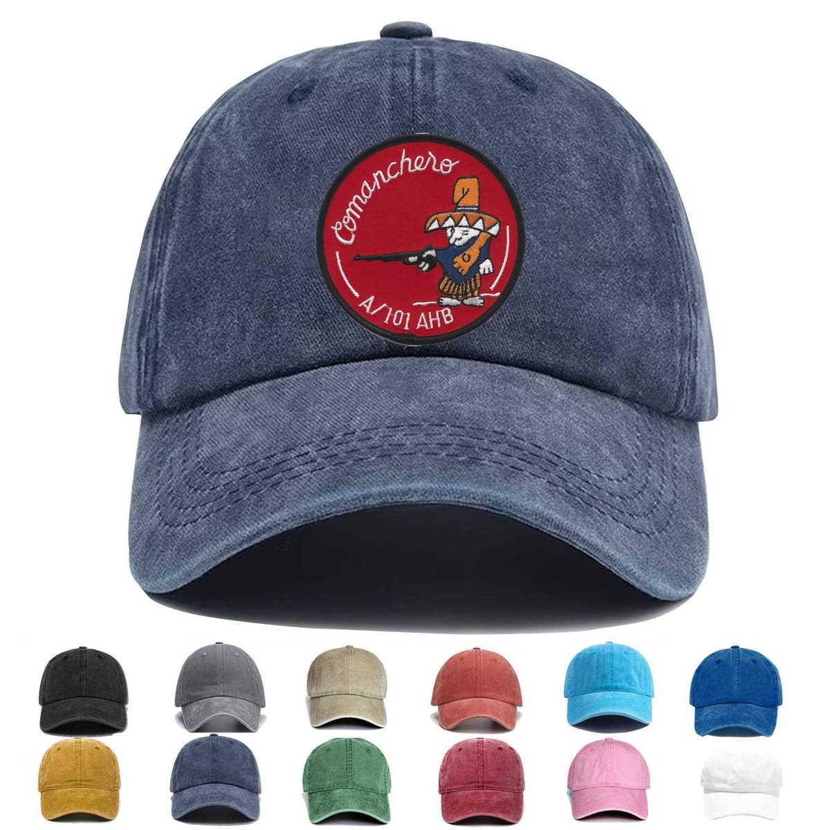 101st Aviation Assalt Helicopter Battalion Embroidered Hat - Custom Hat