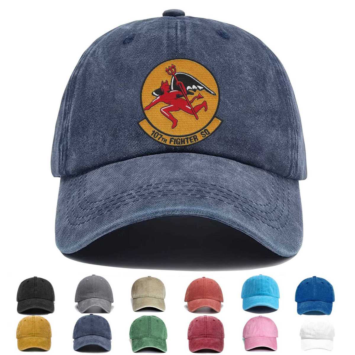 107th Fighter Squadron A 10 Embroidered Hat - Custom Hat