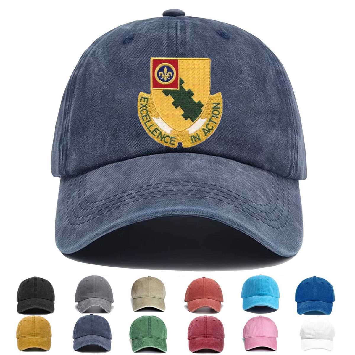 108th Armored Cavalry Regiment Version A Embroidered Hat - Custom Hat
