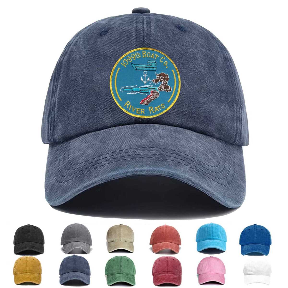 1099th Mfr Boat Company Embroidered Hat - Custom Hat