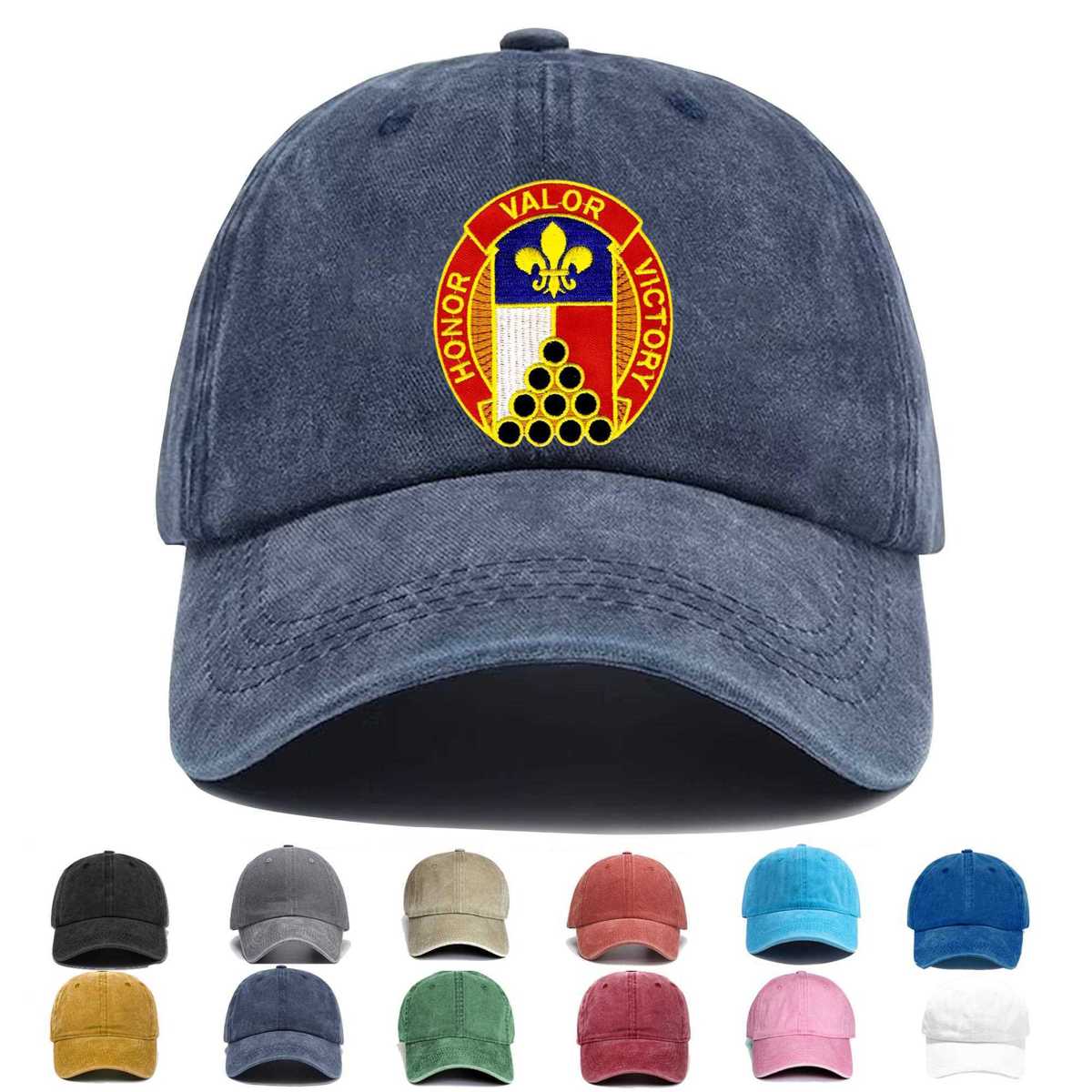 113th Field Artillery Brigade Crest Embroidered Hat - Custom Hat