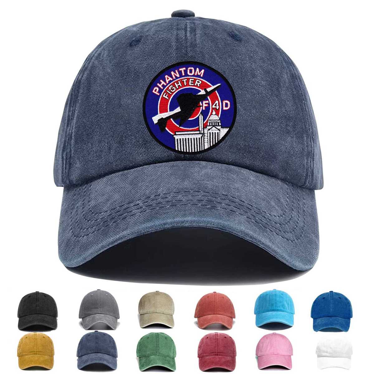 121st Tactical Fighter Squadron F 4d Phantom Embroidered Hat - Custom Hat