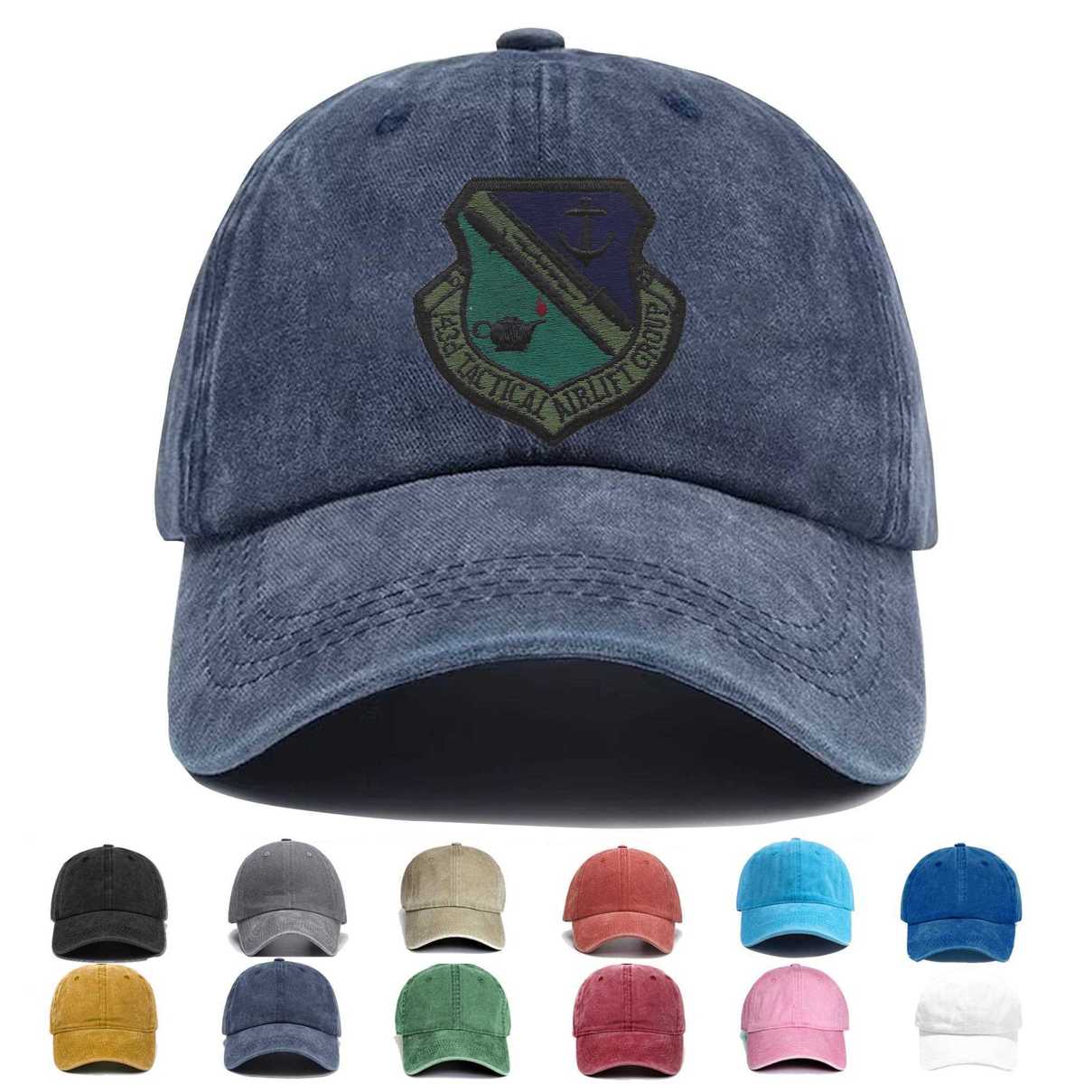 143rd Tactical Airlift Group Od Embroidered Hat - Custom Hat
