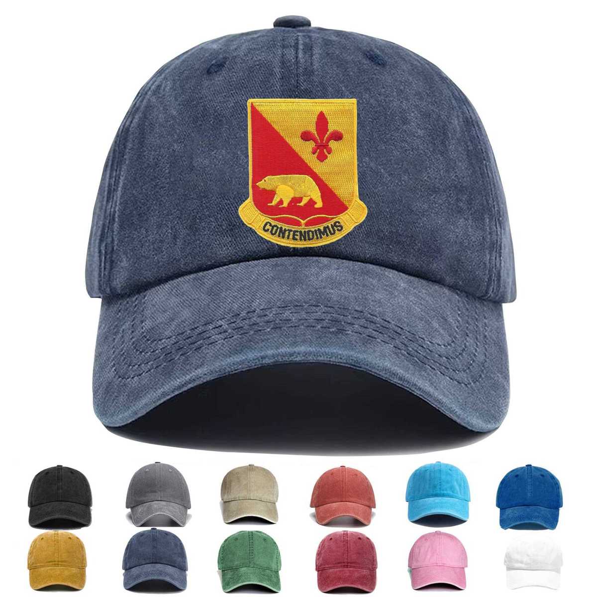 144 Fa Bn225th Armored Field Arty Bn Embroidered Hat - Custom Hat