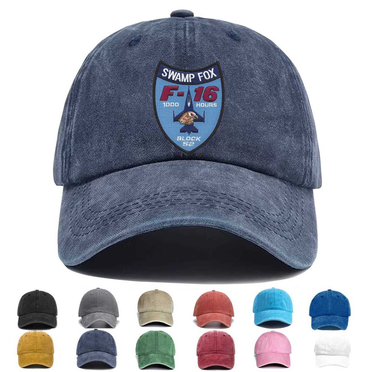 157th Fighter Squadron F 16 Embroidered Hat - Custom Hat