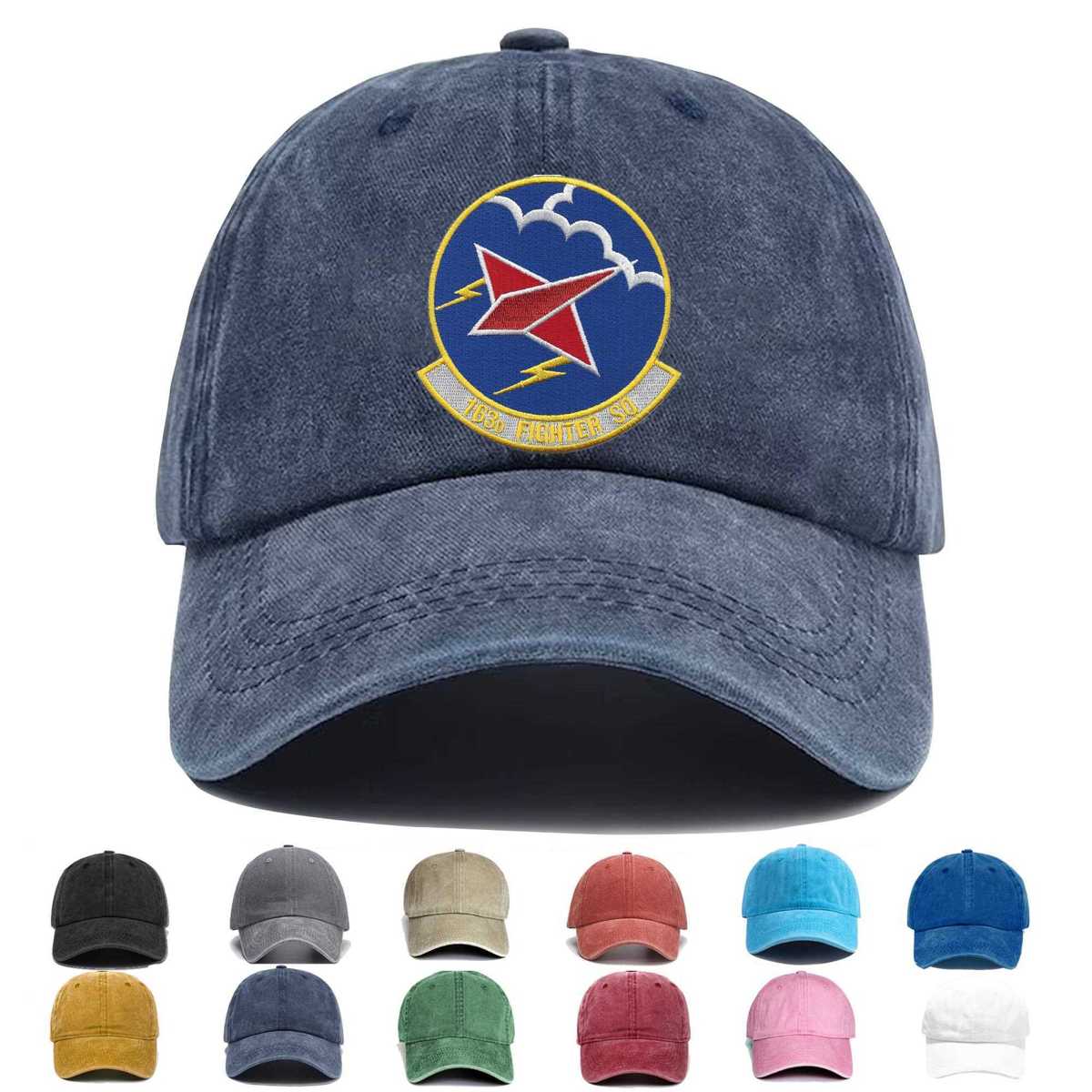 163rd Fighter Squadron A 10 Embroidered Hat - Custom Hat