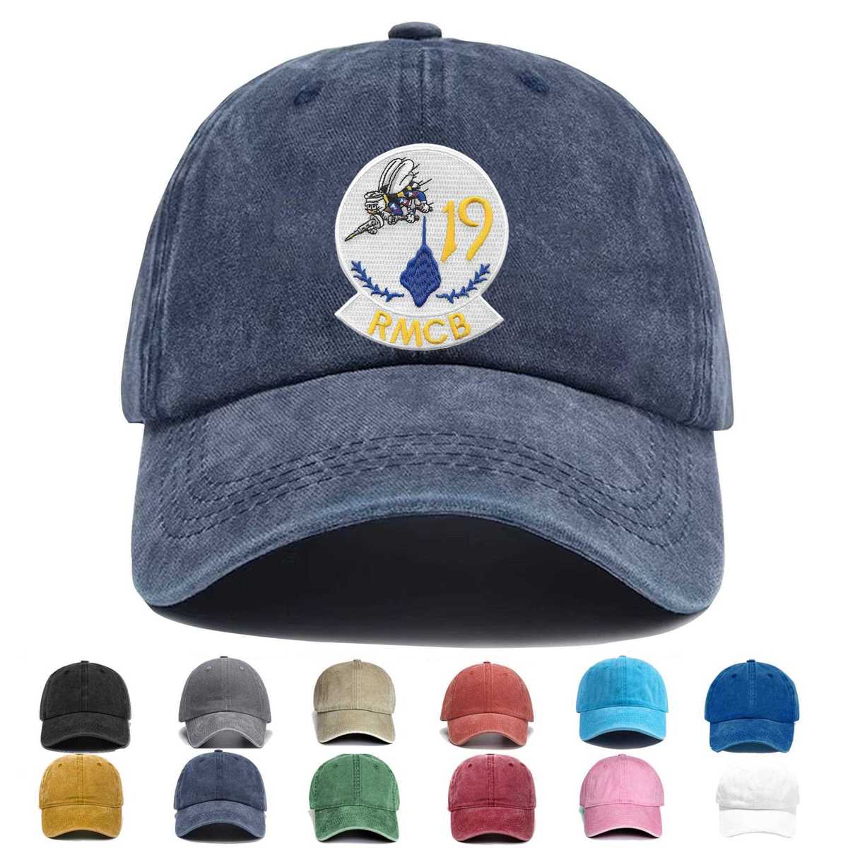 19th Reserval Mobile Construction Battalion Embroidered Hat - Custom Hat