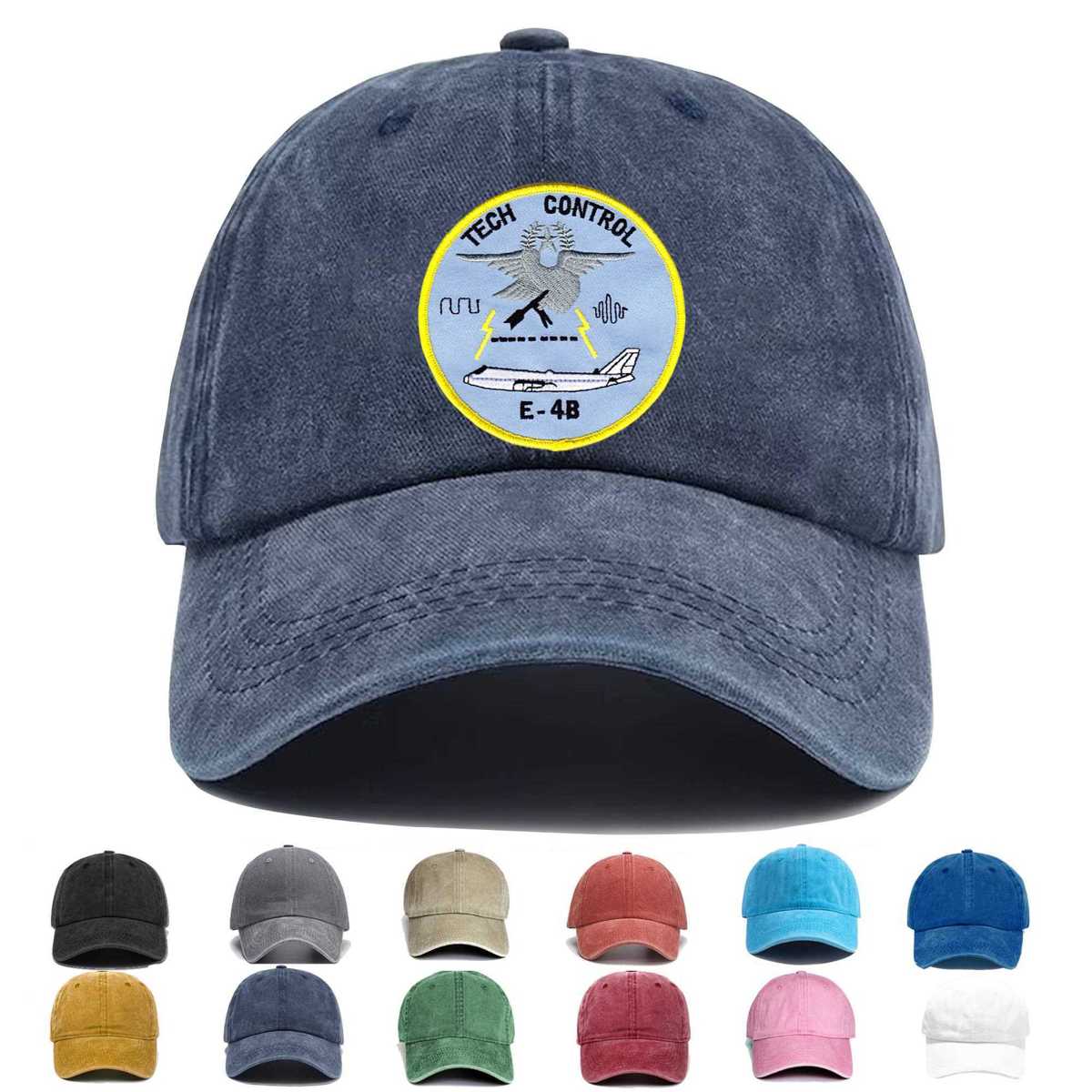1st Airborne Command And Control Squadron Tech Control E 4b Embroidered Hat - Custom Hat
