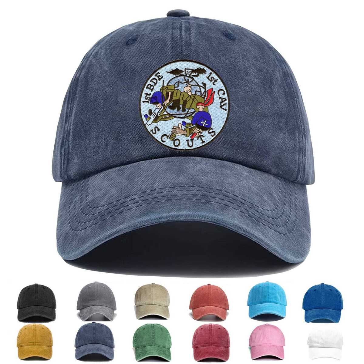 1st Aviation Cavalry 1st Brigade Embroidered Hat - Custom Hat
