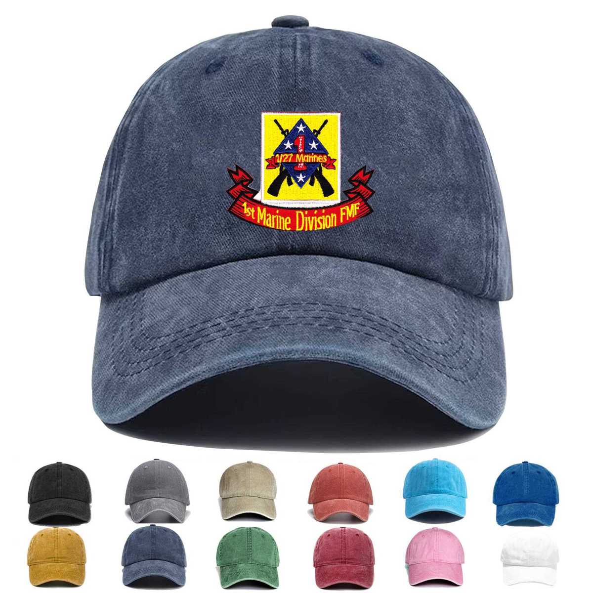 1st Battalion 27th Marines Embroidered Hat - Custom Hat