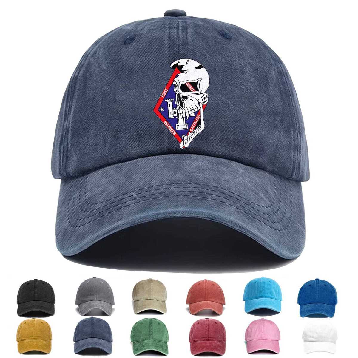 1st Combat Engineering Battalion Super Breed Embroidered Hat - Custom Hat