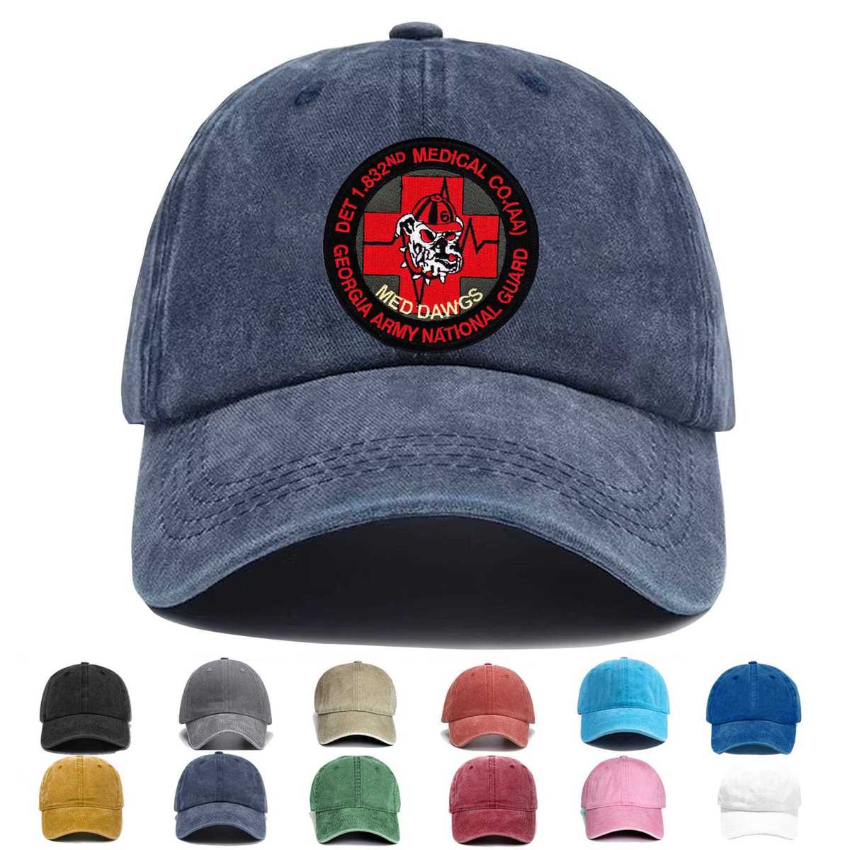 1st Detachment 832nd Aviation Medical Company Air Ambulance Embroidered Hat - Custom Hat