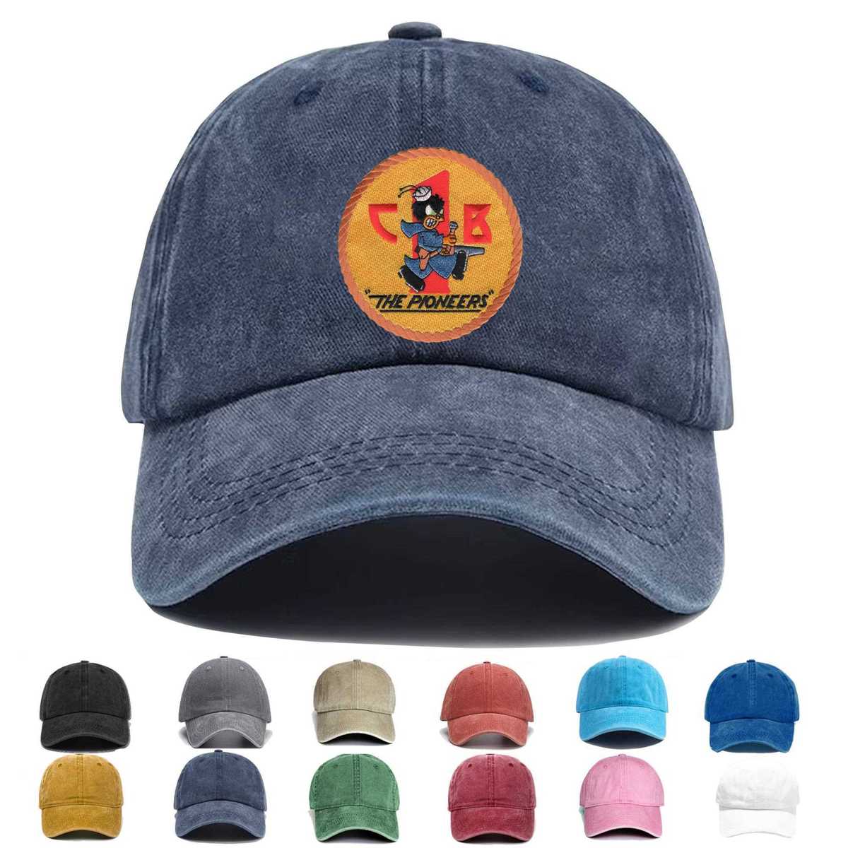 1st Naval Construction Battalion Embroidered Hat - Custom Hat