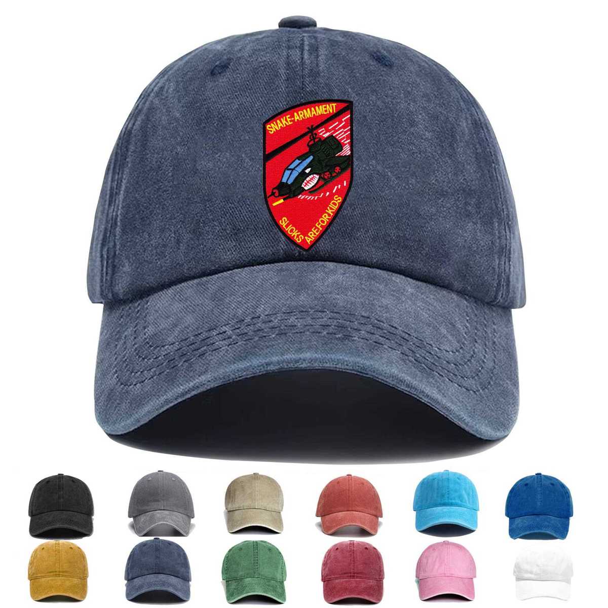 1st Squadron 10th Air Cavalry Aviation Attack Regiment Delta Troop Embroidered Hat - Custom Hat