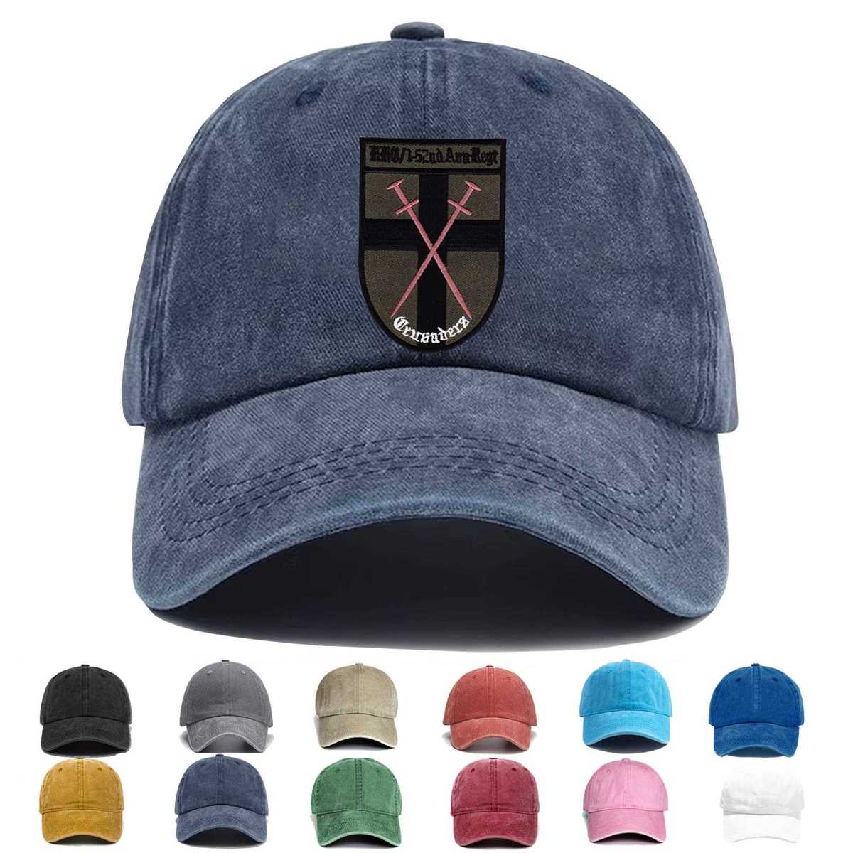 1st Squadron 52nd Aviation Regiment Hq Company Od Embroidered Hat - Custom Hat