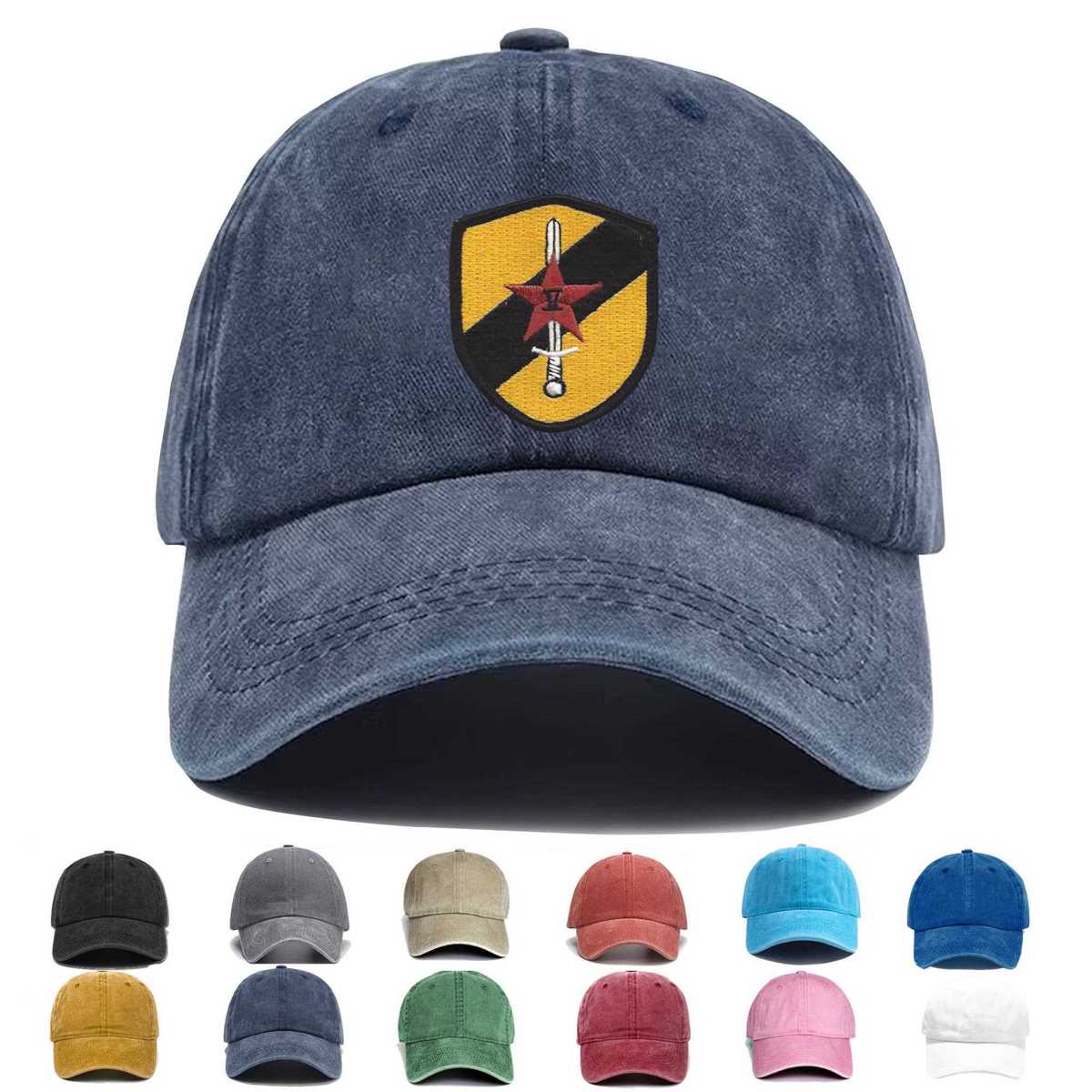 22nd Sere Training Squadron Sword And Star Hook And Loop Embroidered Hat - Custom Hat