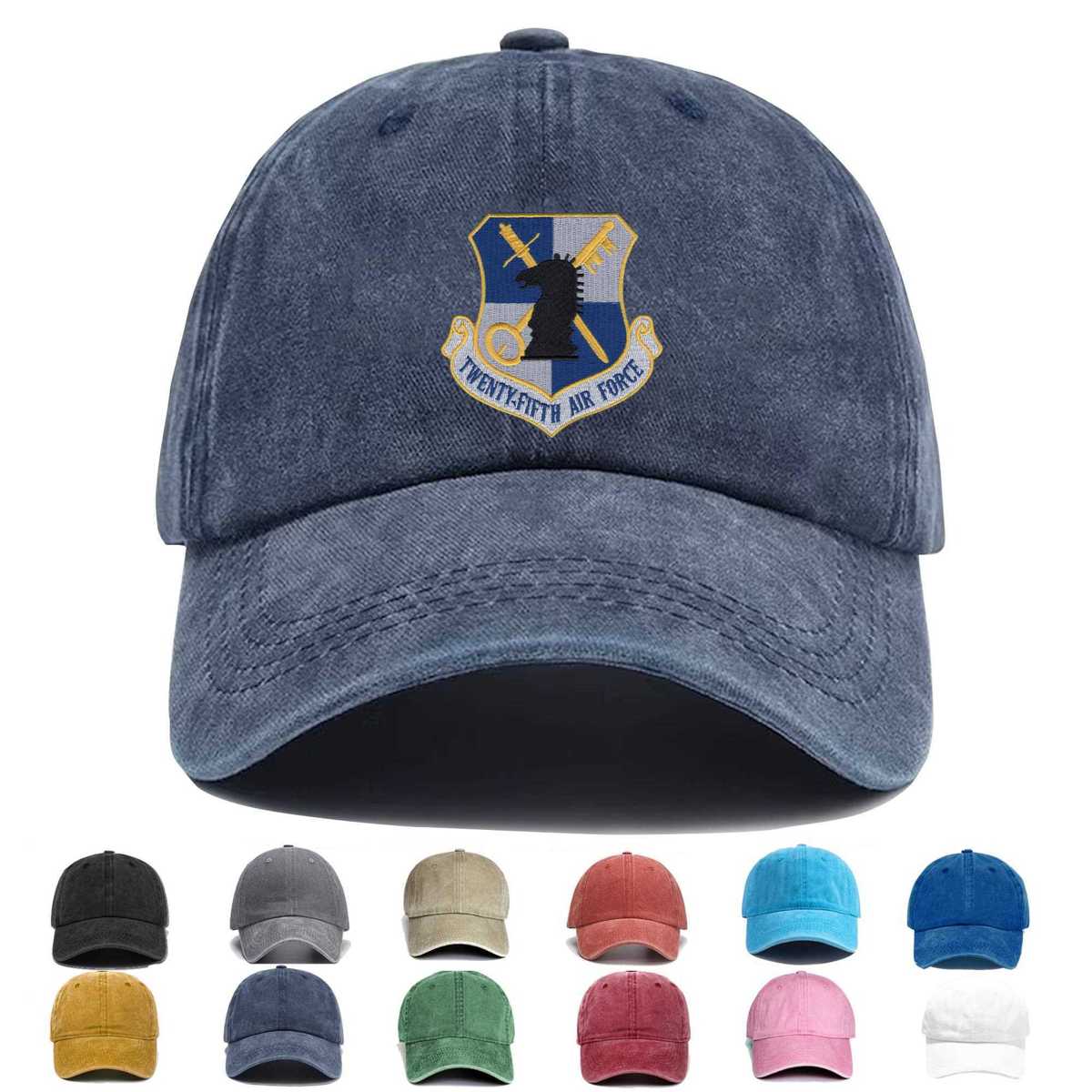 25th Air Force Embroidered Hat - Custom Hat