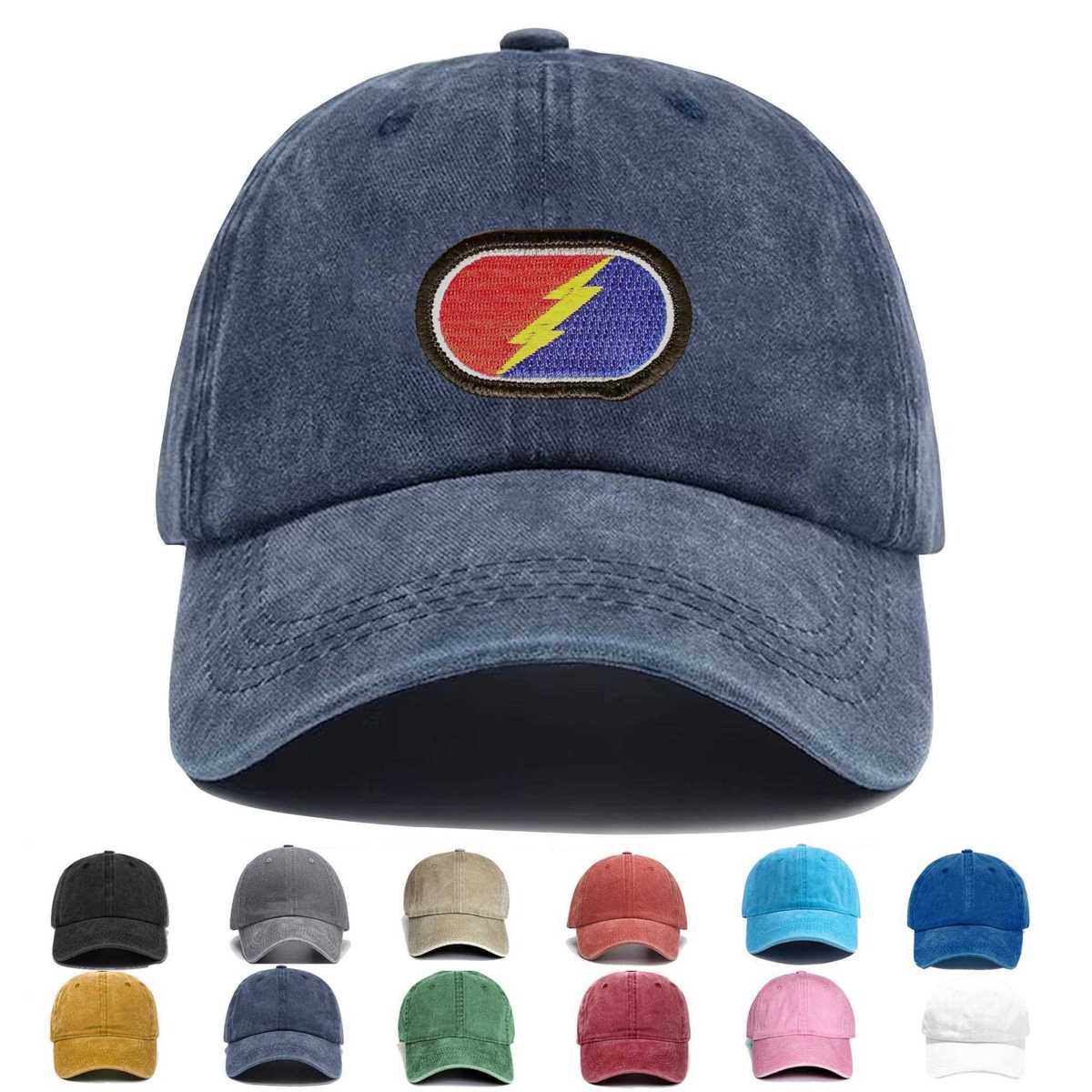 25th Division 4nd Infantry Brigade Oval Embroidered Hat - Custom Hat