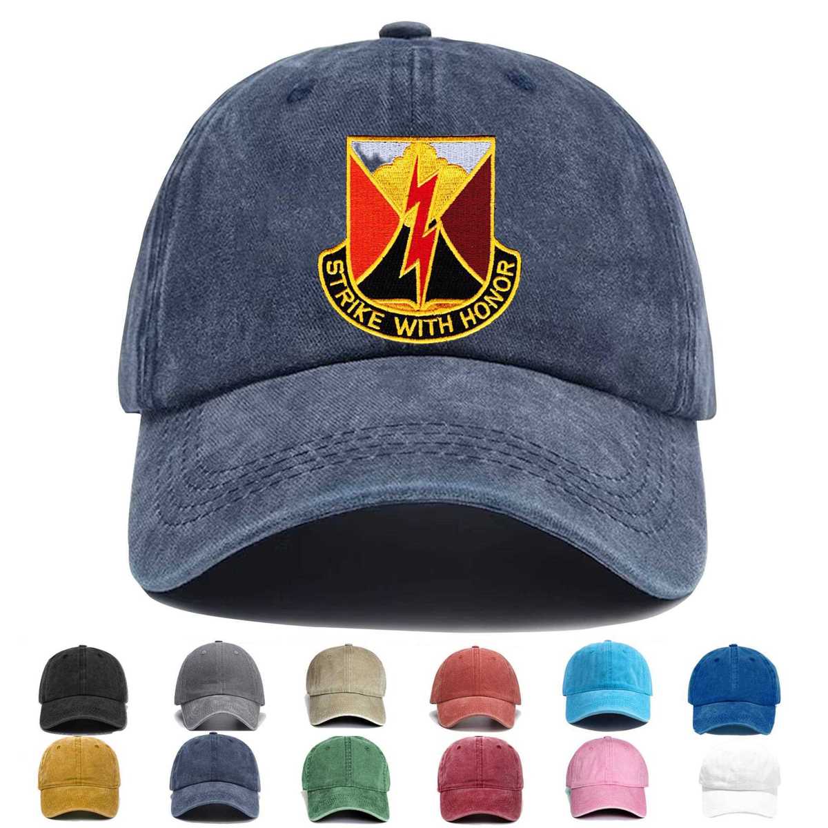 25th Infantry Division Special Troops Battalion Stb 14 Embroidered Hat - Custom Hat