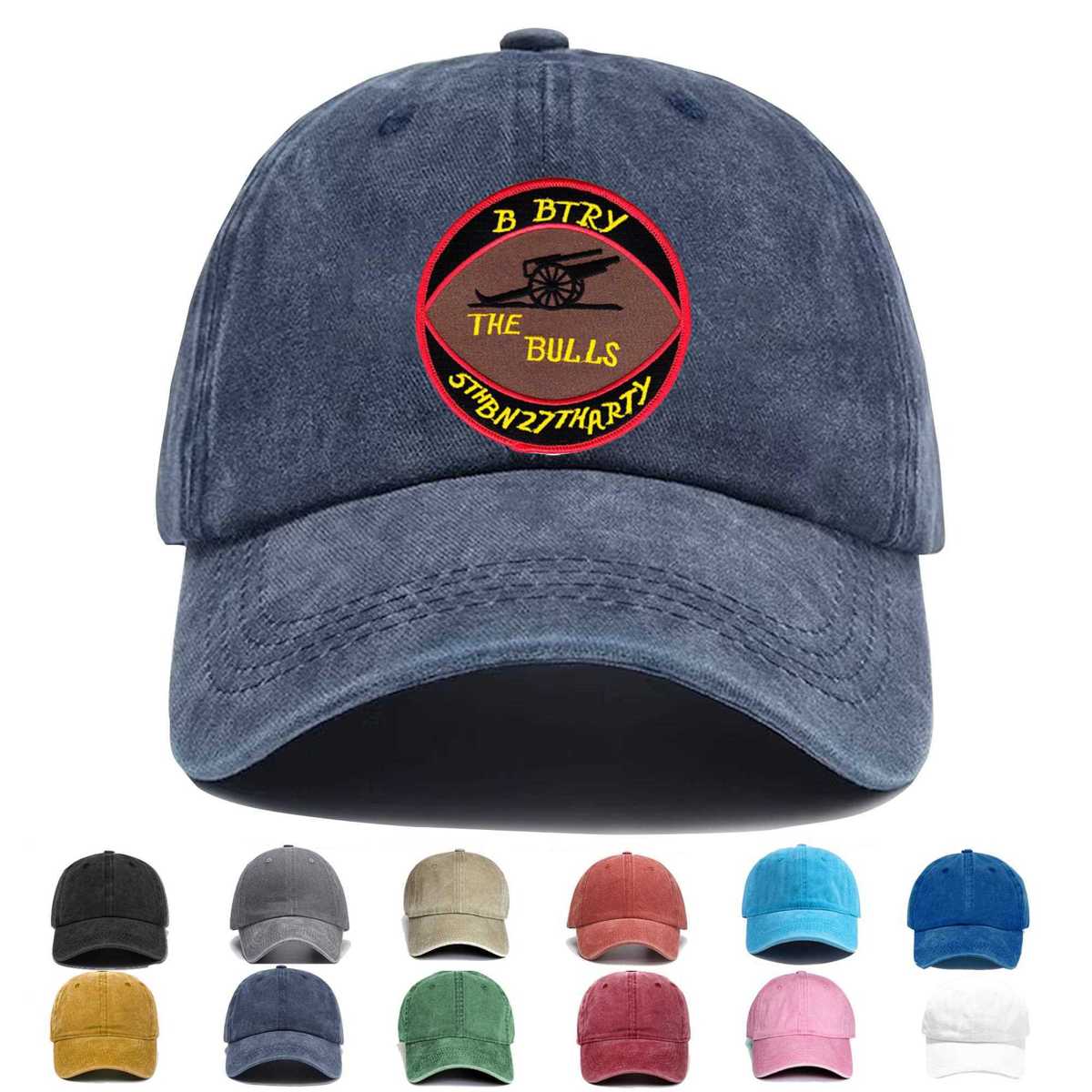 27th Field Artillery Regiment 5th Field Artillery Battalion B Battery Embroidered Hat - Custom Hat