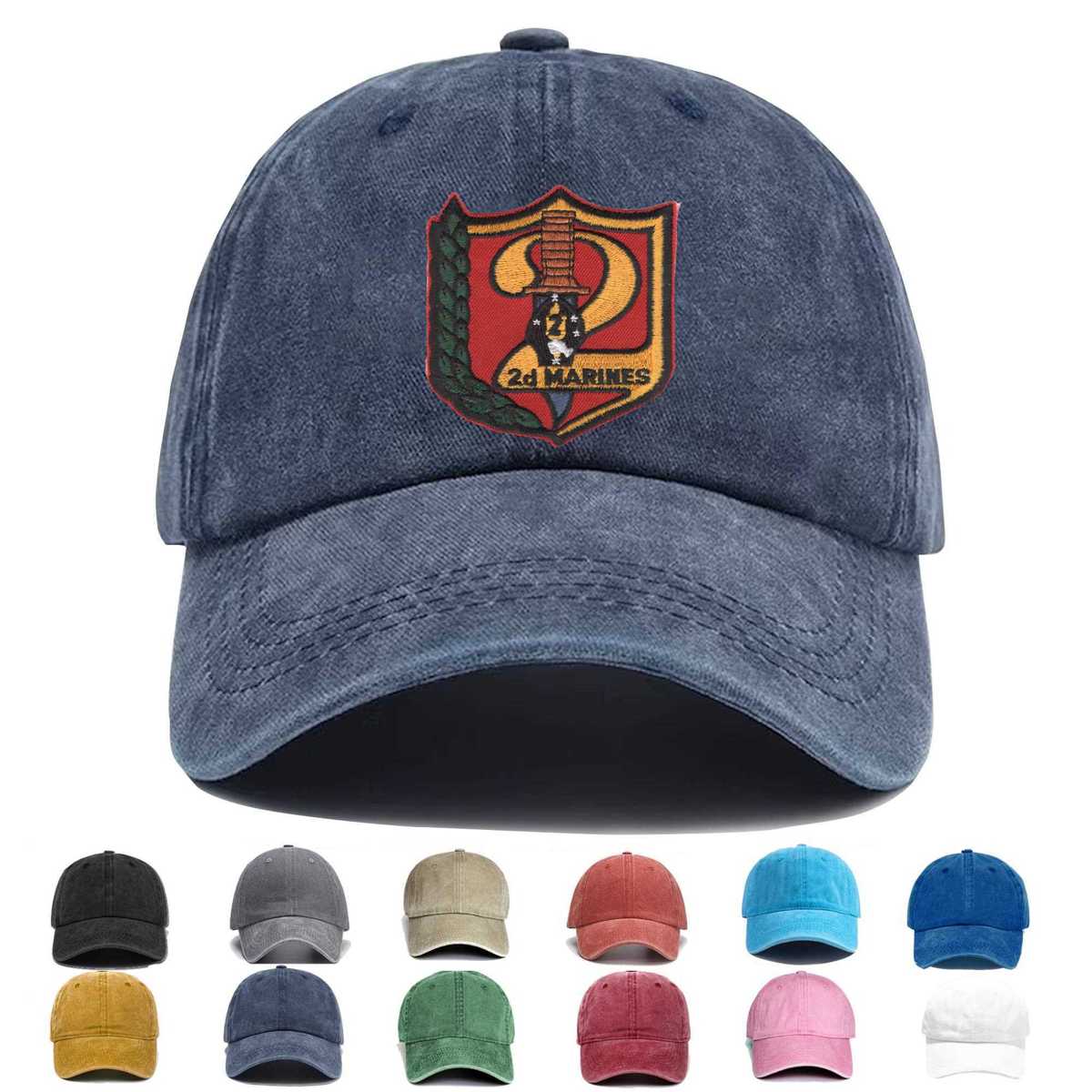 2nd Marine Regiment Us Marine Corps Embroidered Hat - Custom Hat