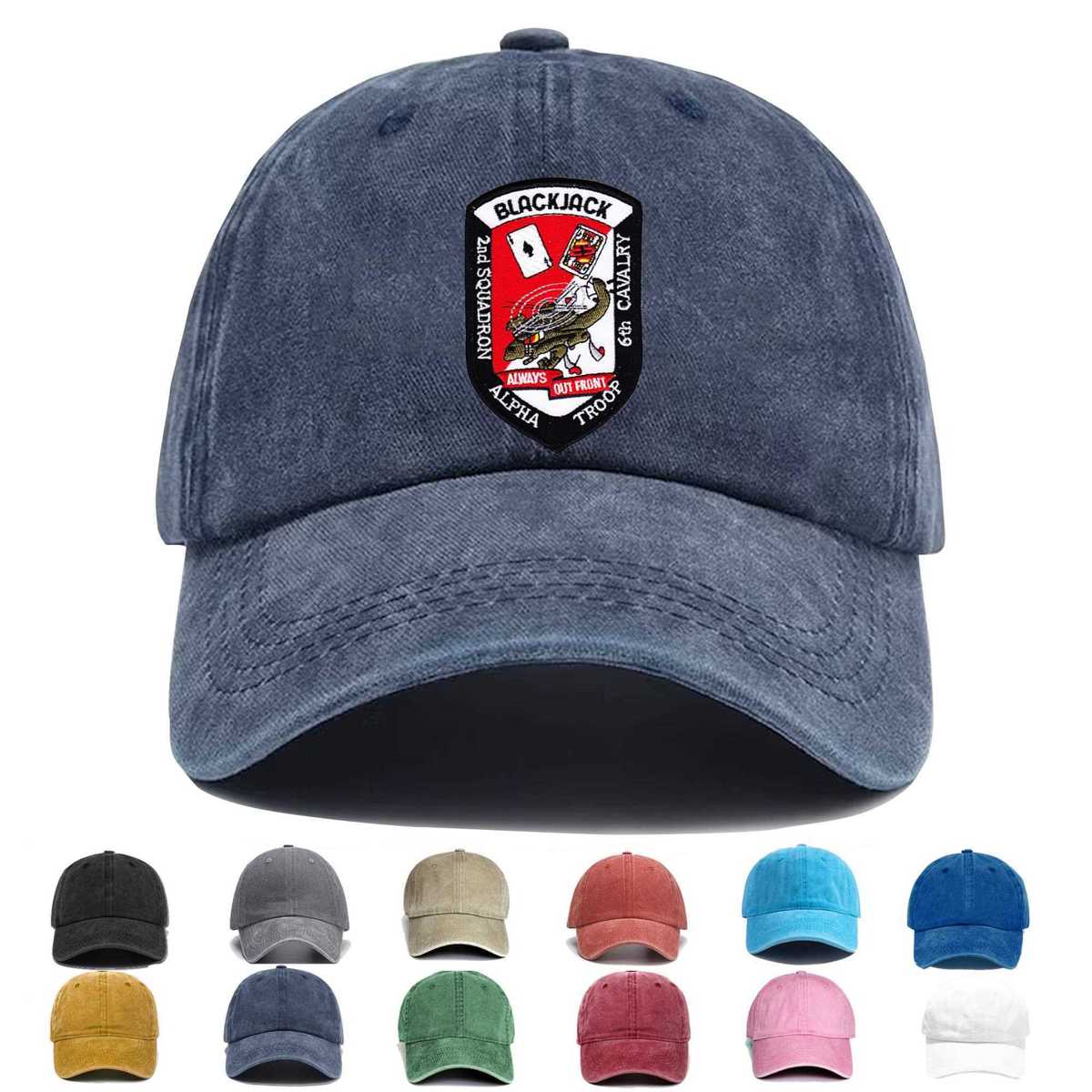2nd Squadron 6th Aviation Air Cavalry Regiment A Troop Embroidered Hat - Custom Hat