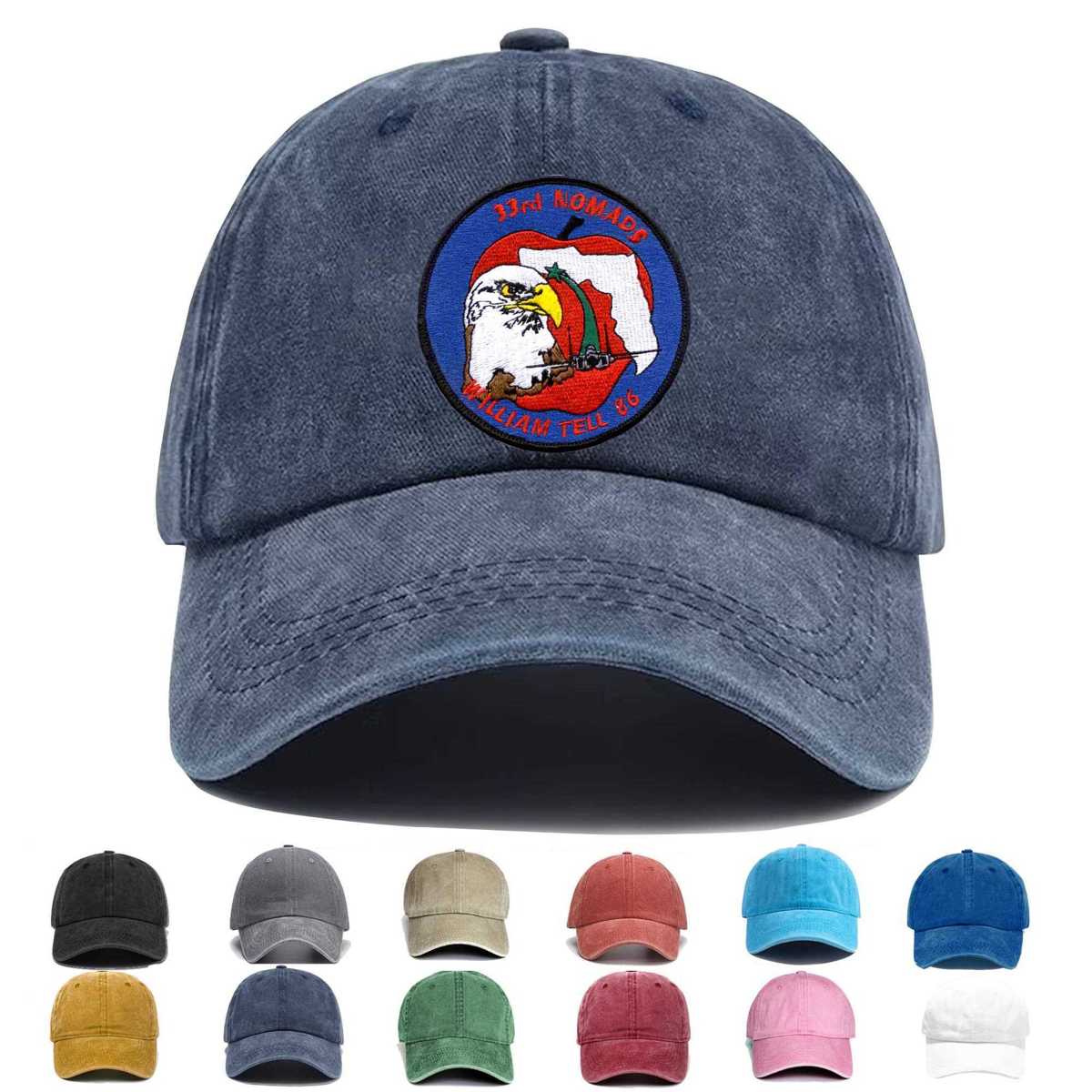 33rd Fighter Wing Nomads Embroidered Hat - Custom Hat