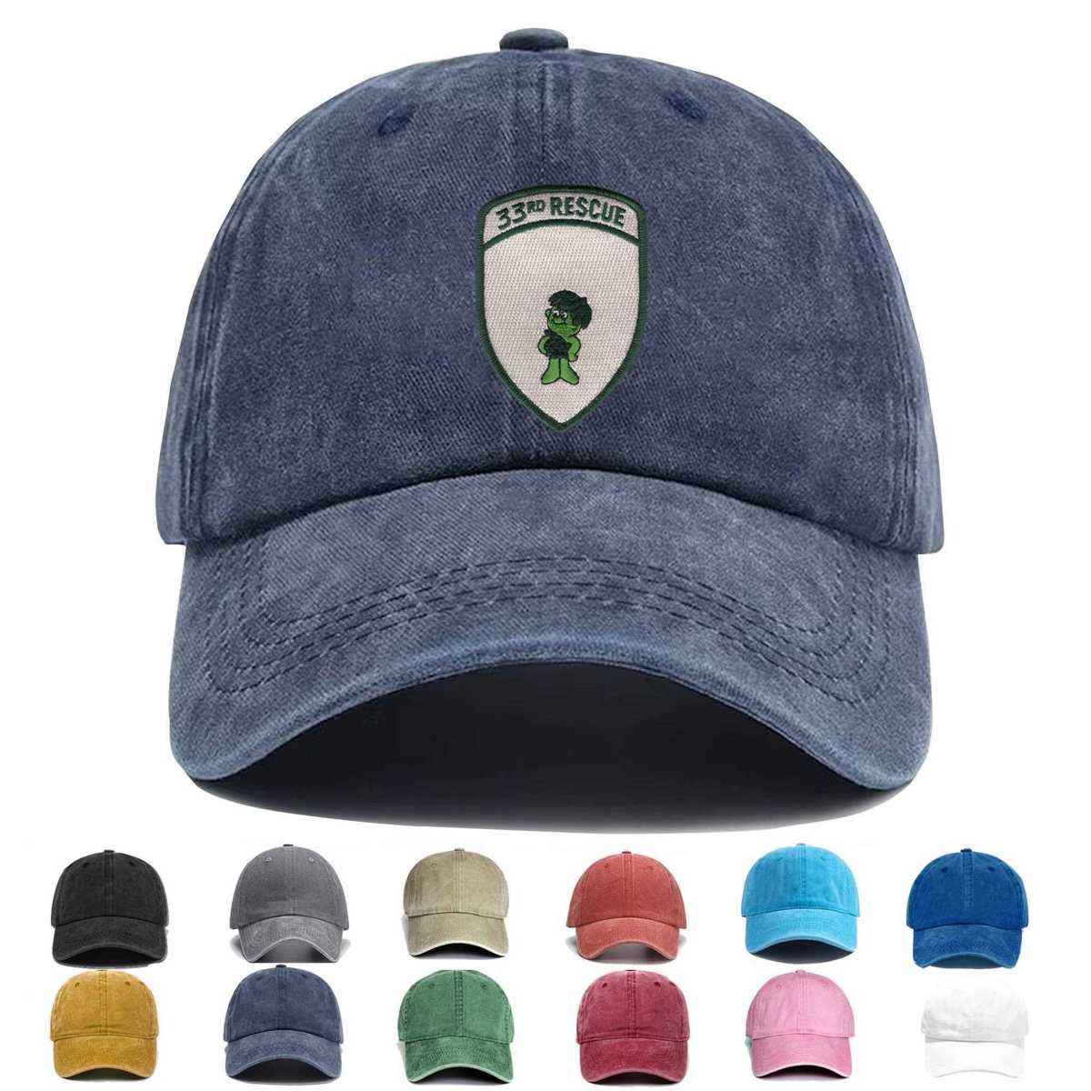 33rd Rqs Sprout Rescue Squadron War Room Embroidered Hat - Custom Hat