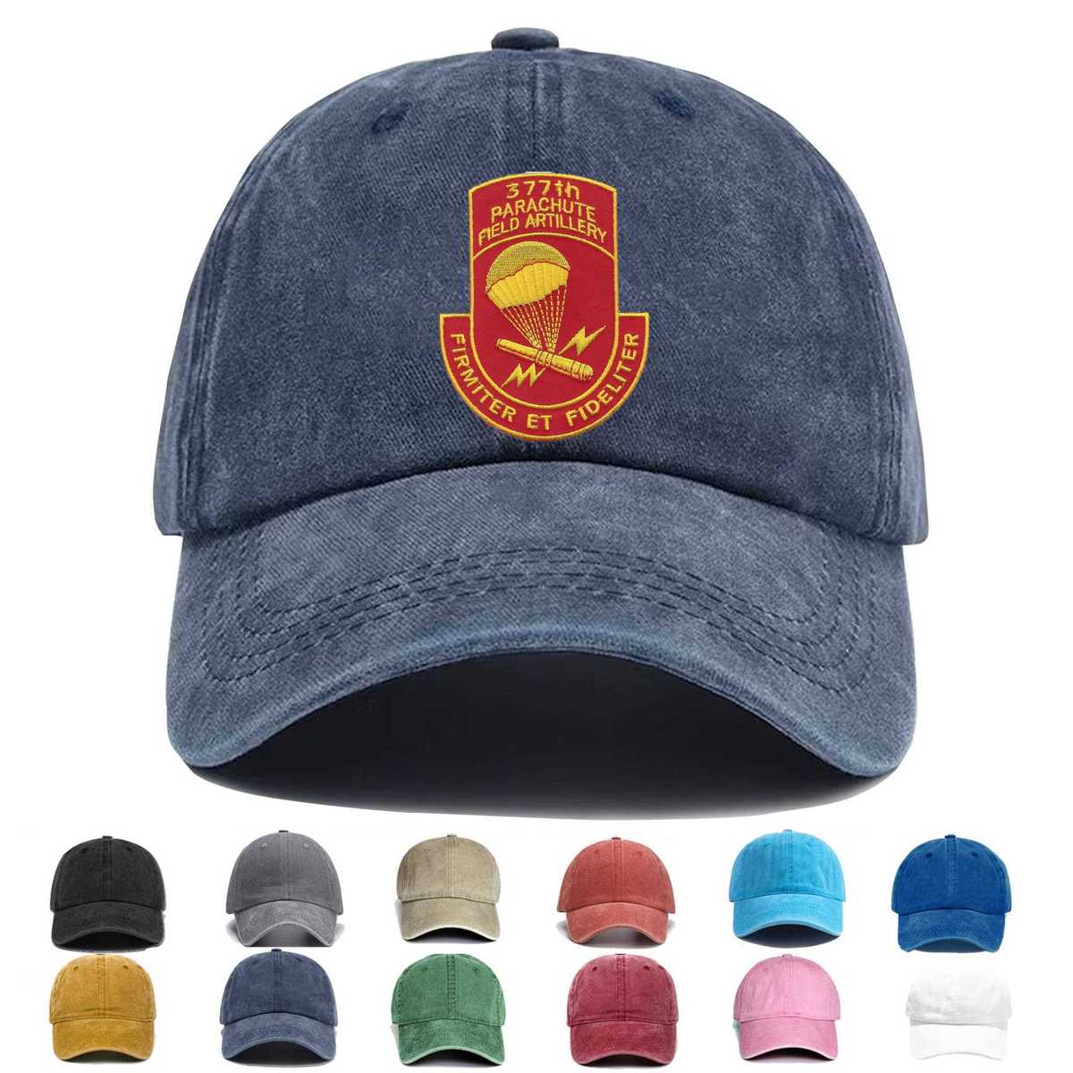 377th Airborne Field Artillery Battalion Embroidered Hat - Custom Hat
