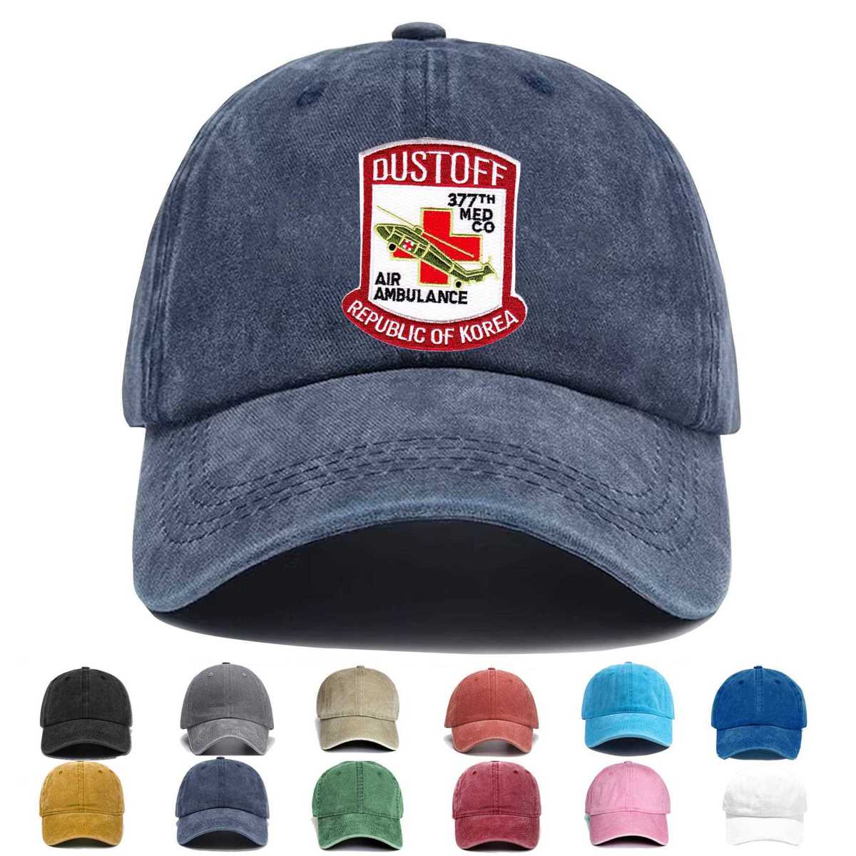 377th Aviation Medical Company Air Ambulance Embroidered Hat - Custom Hat