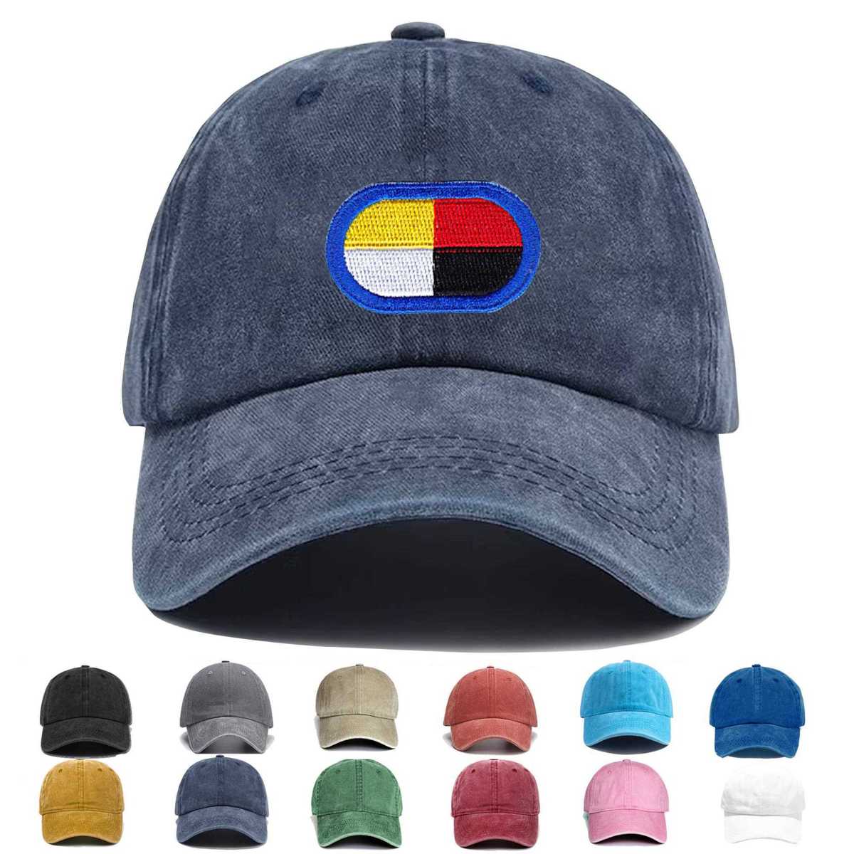 3rd Airborne Special Forces Group Blue Oval Embroidered Hat - Custom Hat