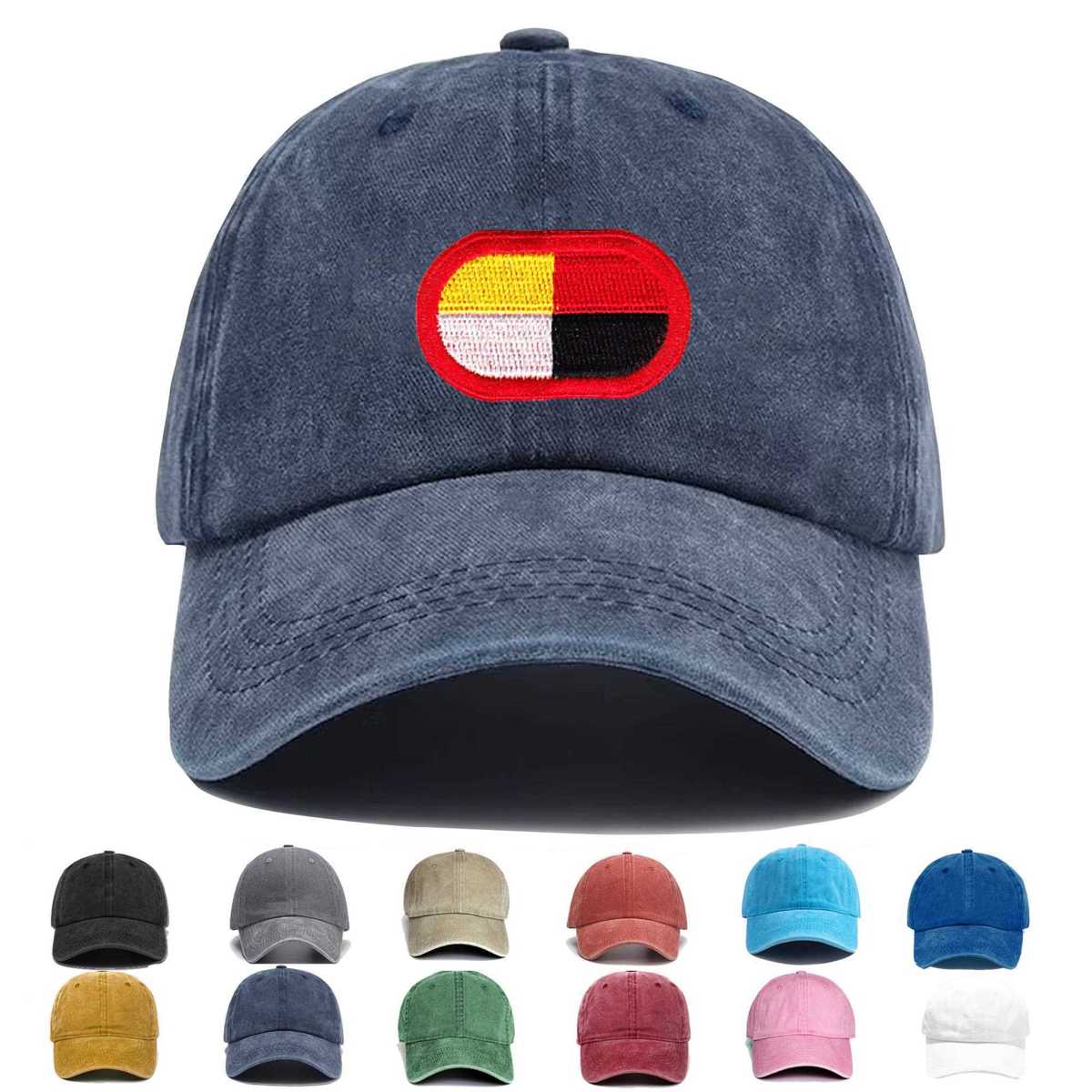 3rd Airborne Special Forces Group Red Oval Embroidered Hat - Custom Hat