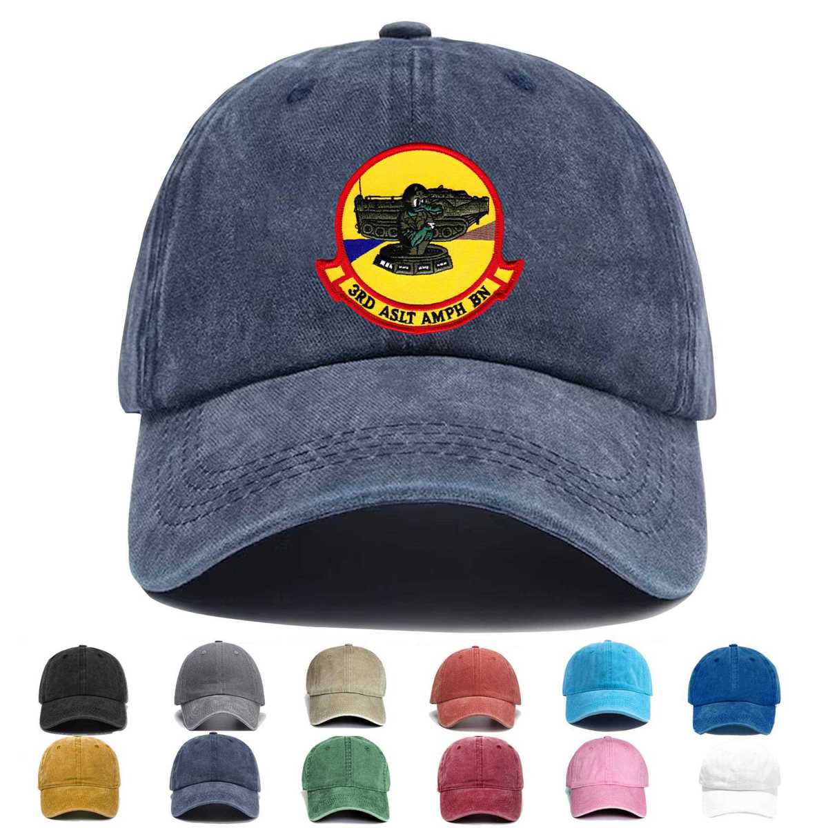 3rd Assault Amphibious Battalion Embroidered Hat - Custom Hat