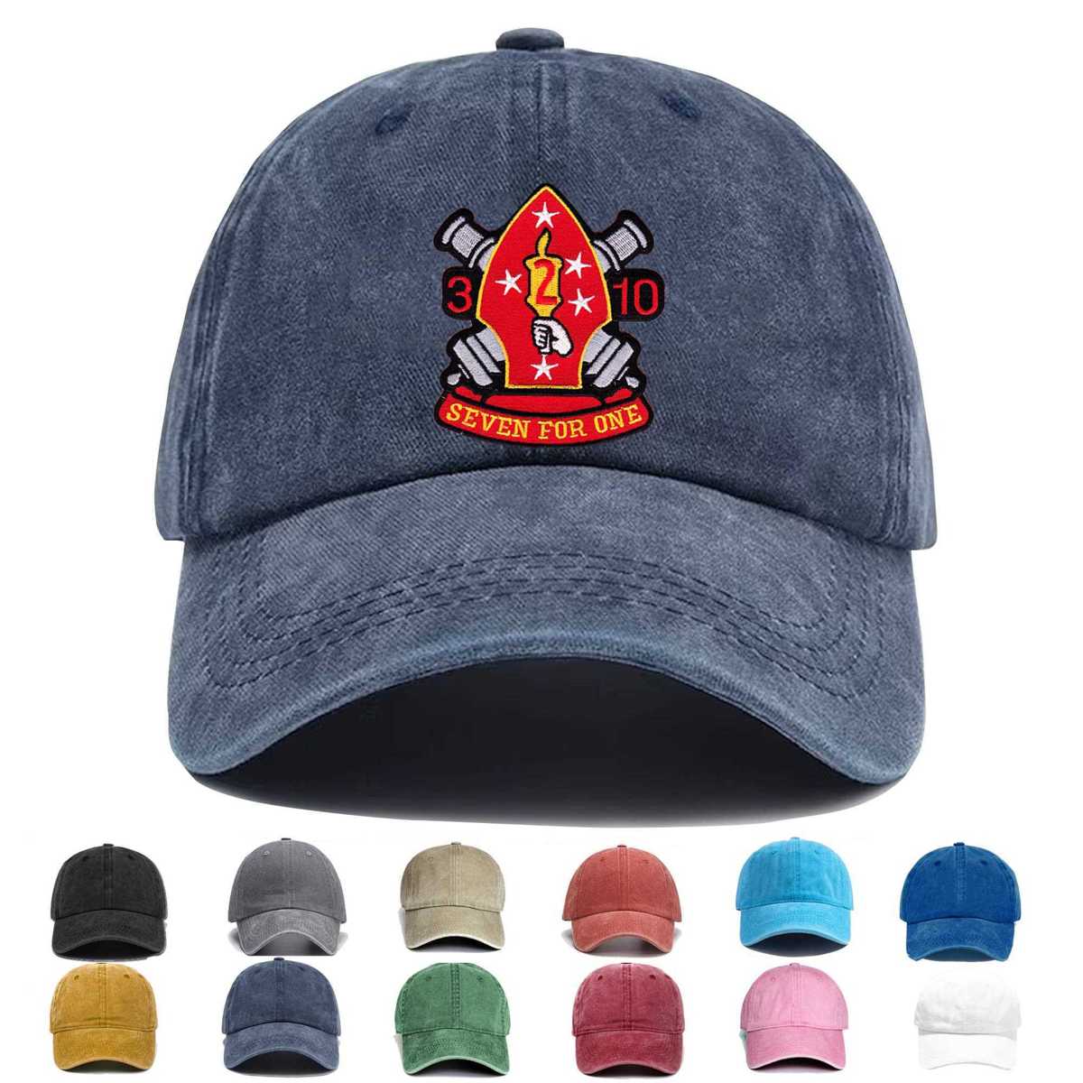 3rd Battalion 10th Marines 2nd Division Co Embroidered Hat - Custom Hat