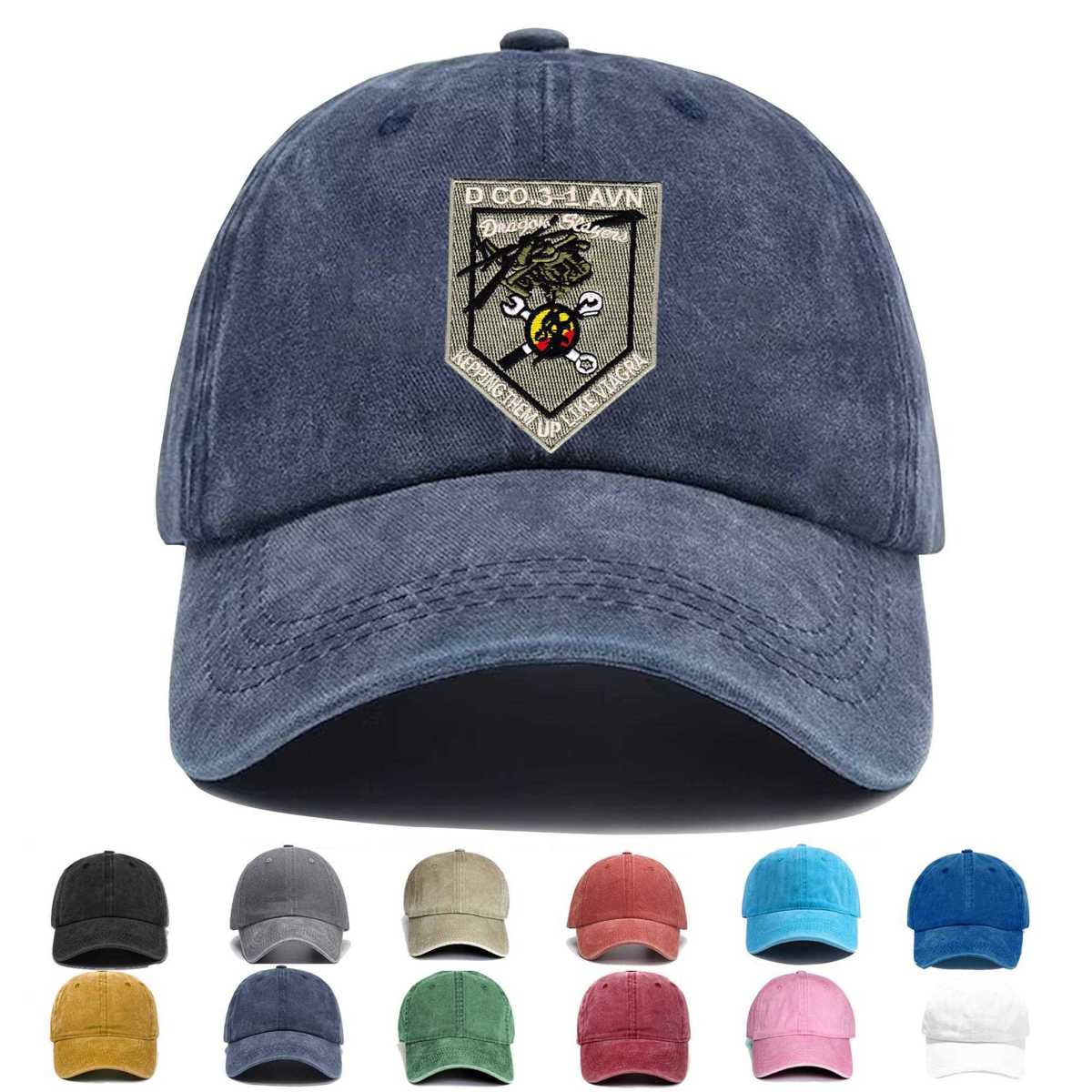 3rd Battalion 1st Aviation Regiment D Company Embroidered Hat - Custom Hat