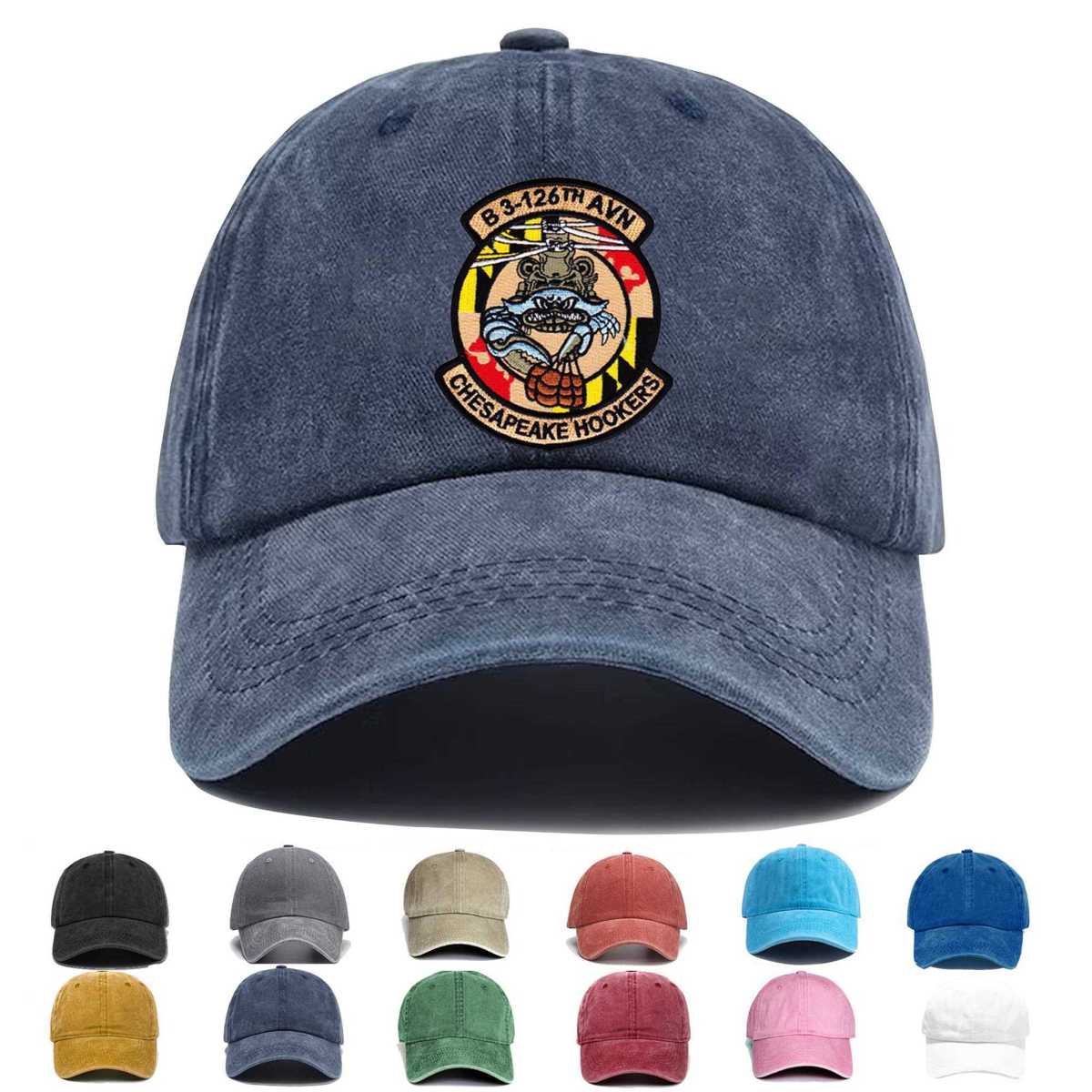 3rd Squadron 126th Aviation Regiment B Company B Version Embroidered Hat - Custom Hat