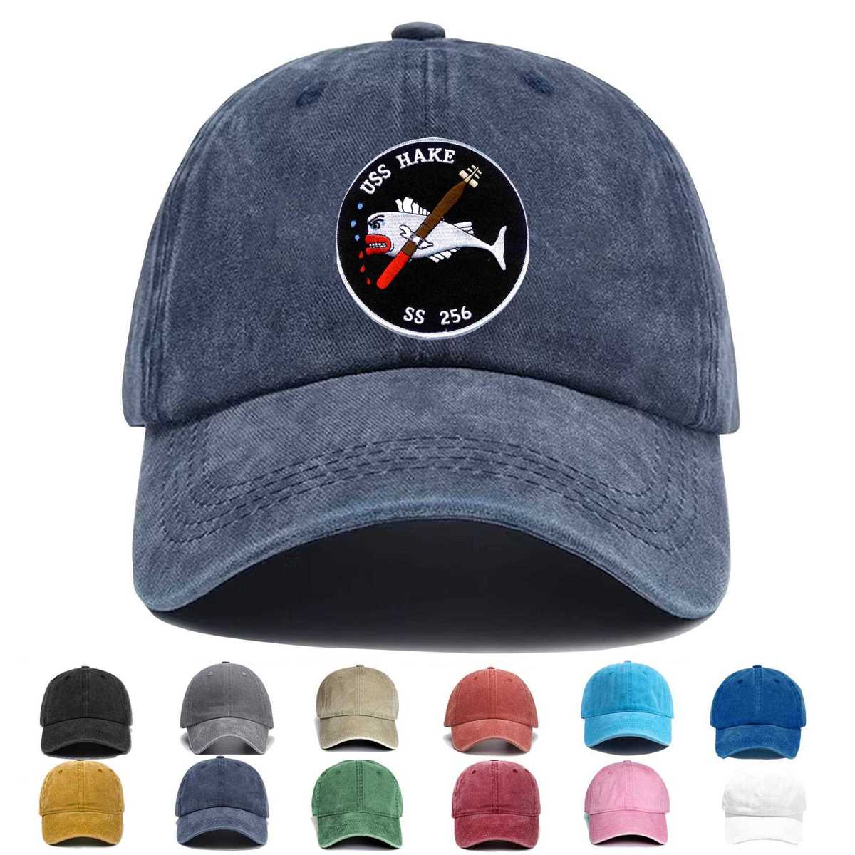 4 Hat_ss 256 Uss Hake Embroidered Hat - Custom Hat