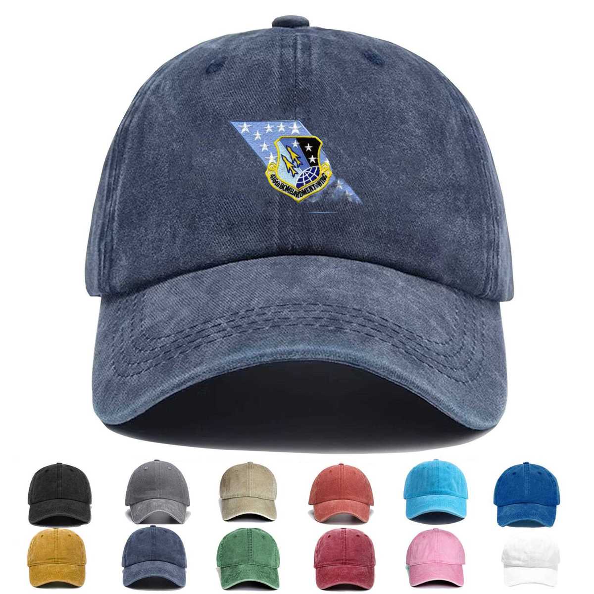 416th Bomb Wing Sac Banner Embroidered Hat - Custom Hat
