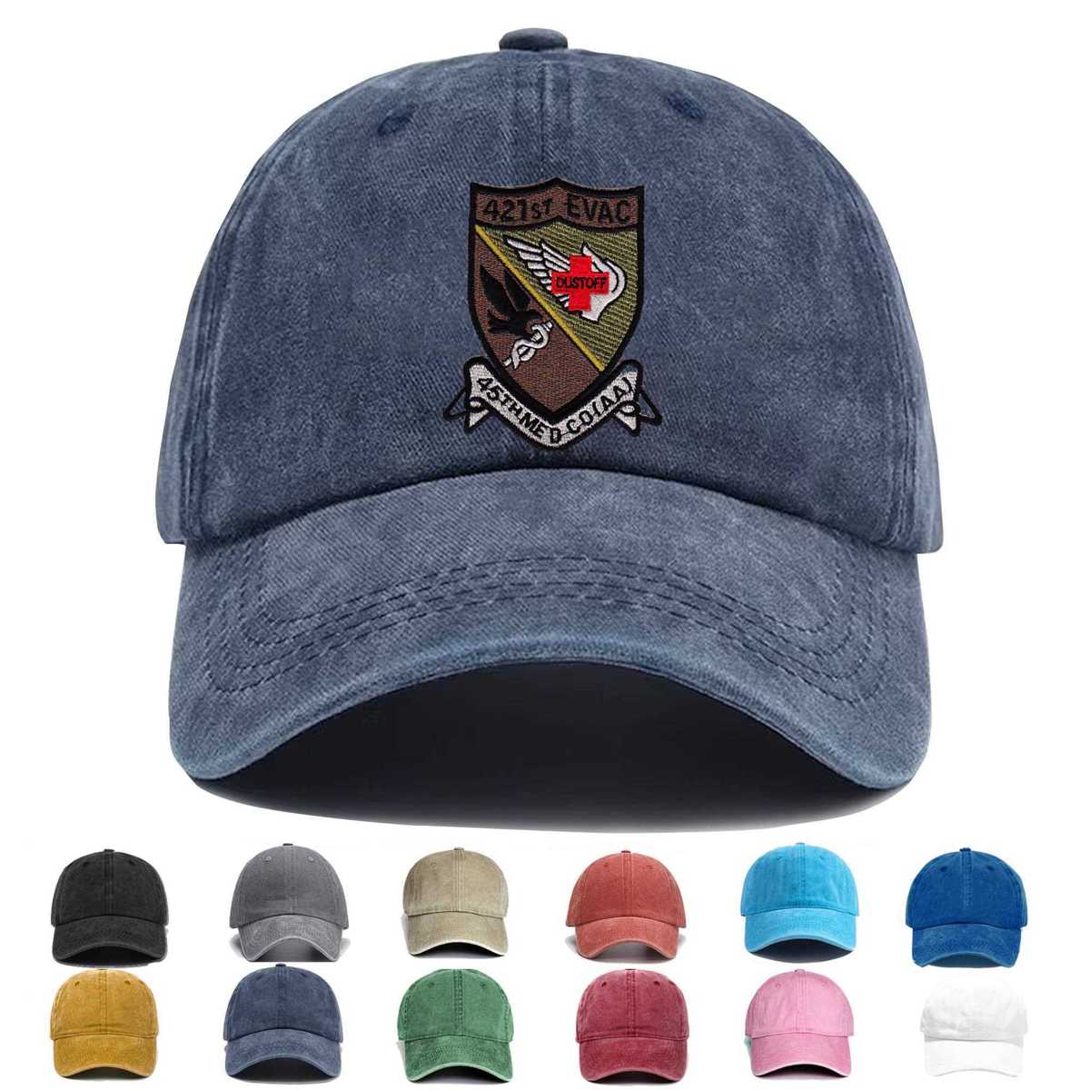 421st Medical Company 159th Aviation Regiment Od Embroidered Hat - Custom Hat