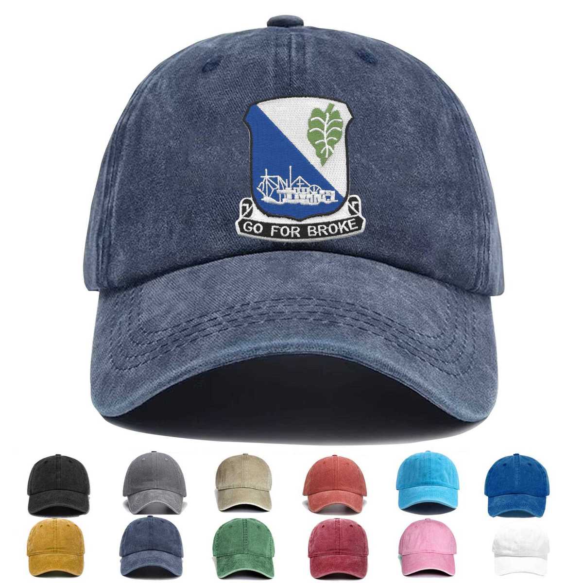 442nd Infantry Regiment Embroidered Hat - Custom Hat