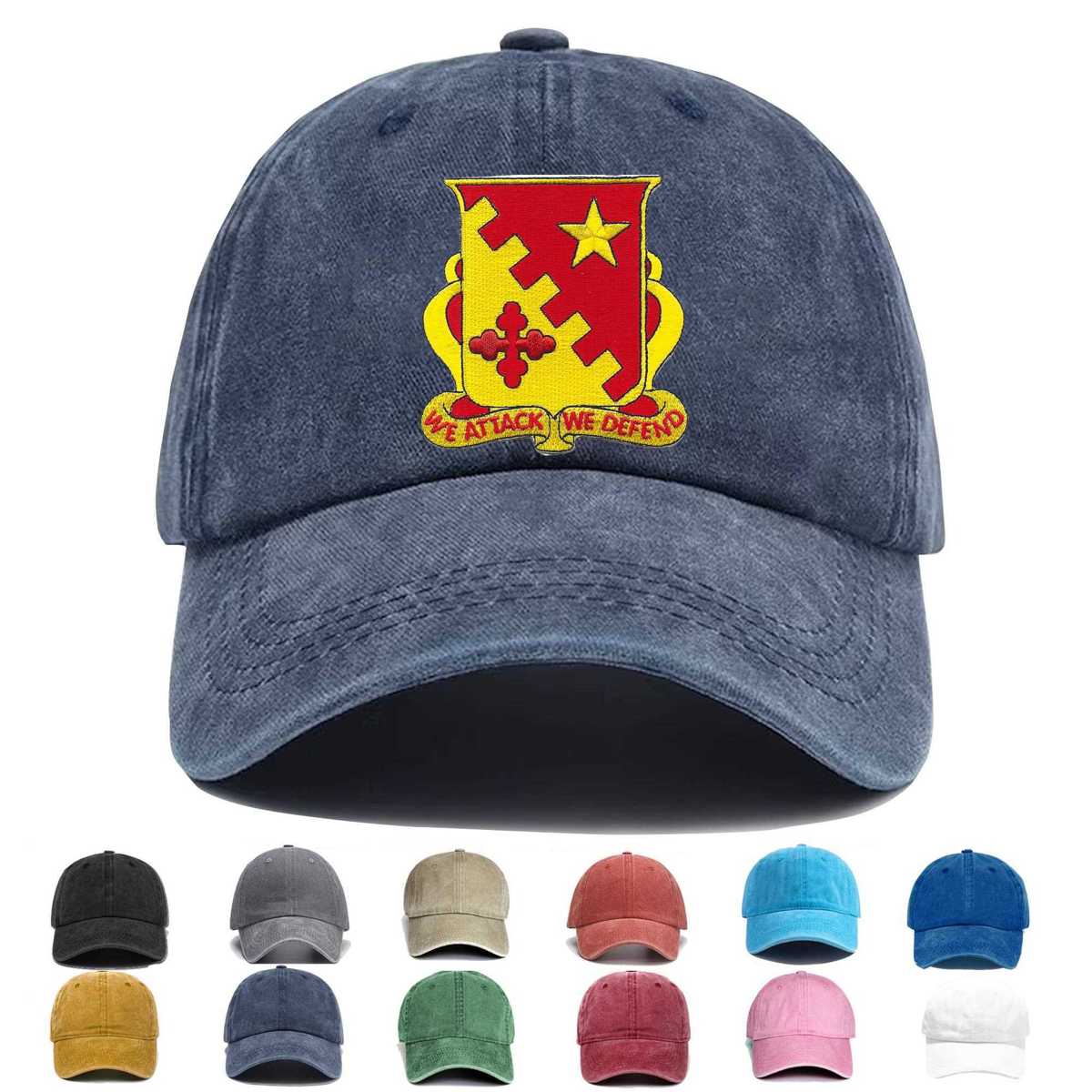 457th Anti Aircraft Artillery Battalion Embroidered Hat - Custom Hat