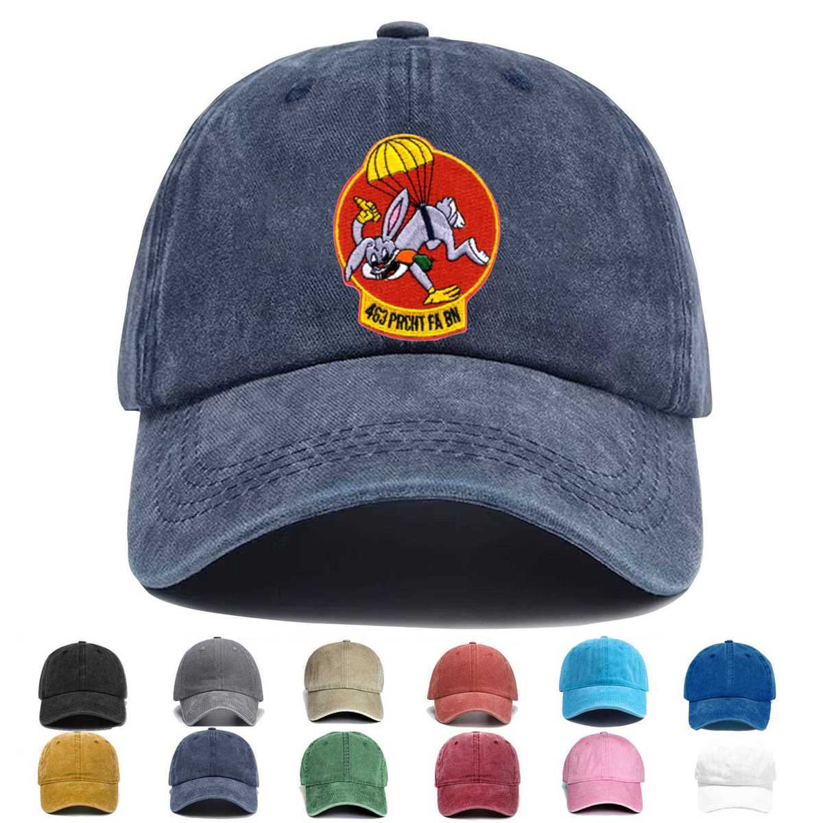 463rd Airborne Field Artillery Battalion Bugs Embroidered Hat - Custom Hat