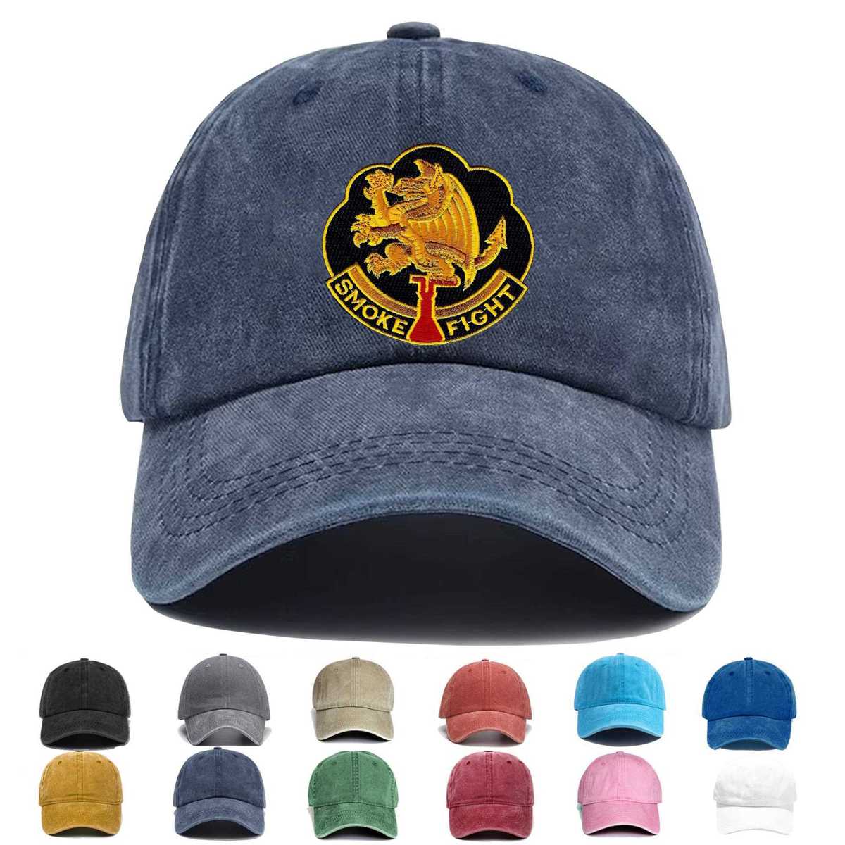 490th Chemical Battalion Embroidered Hat - Custom Hat