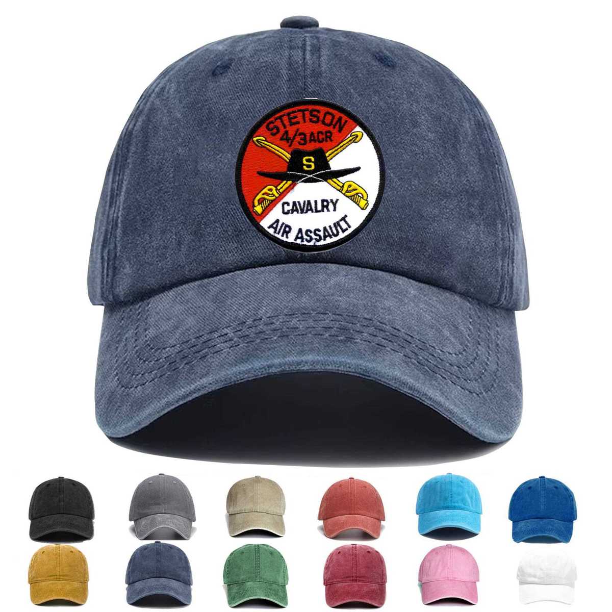 4th Battalion 3rd Aviation Cavalry Regiment S Troop Embroidered Hat - Custom Hat