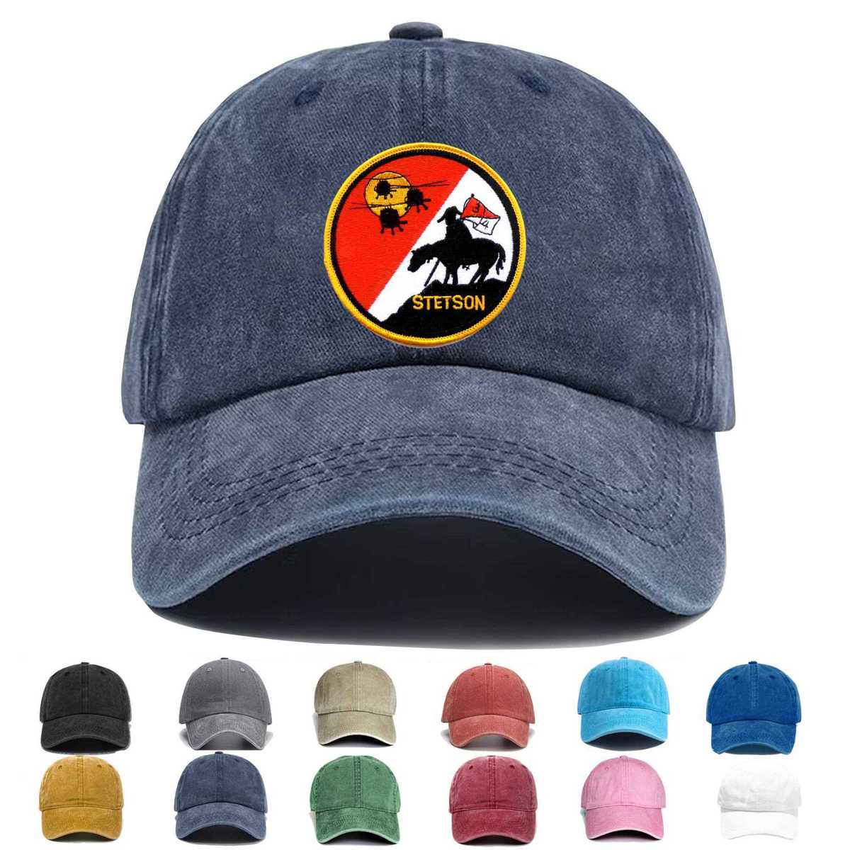 4th Bn 3rd Aviation Cavalry Regt S Troop Hook And Loop Embroidered Hat - Custom Hat