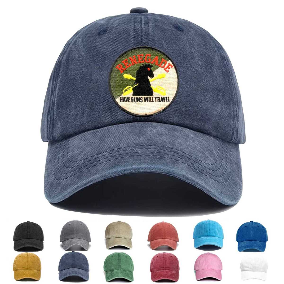 4th Sqaudron 3rd Aviation Cavalry Regiment R Troop Have Guns Will Travel Embroidered Hat - Custom Hat