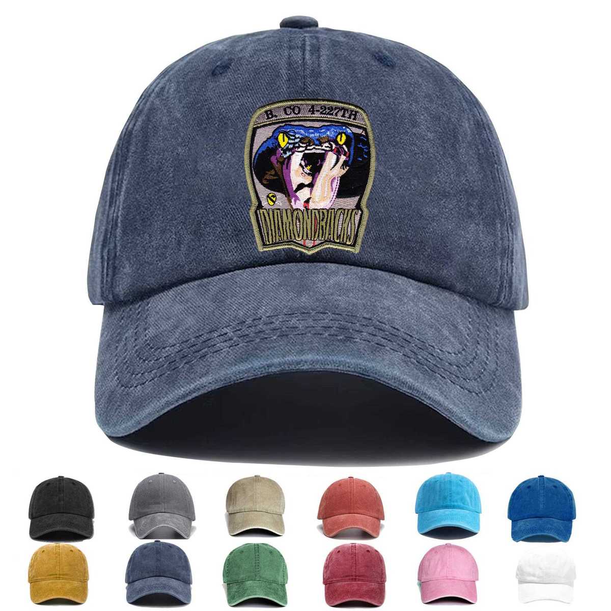 4th Squadron 227th Aviation Regiment Attack Reconnaissance Battalion B Company Embroidered Hat - Custom Hat