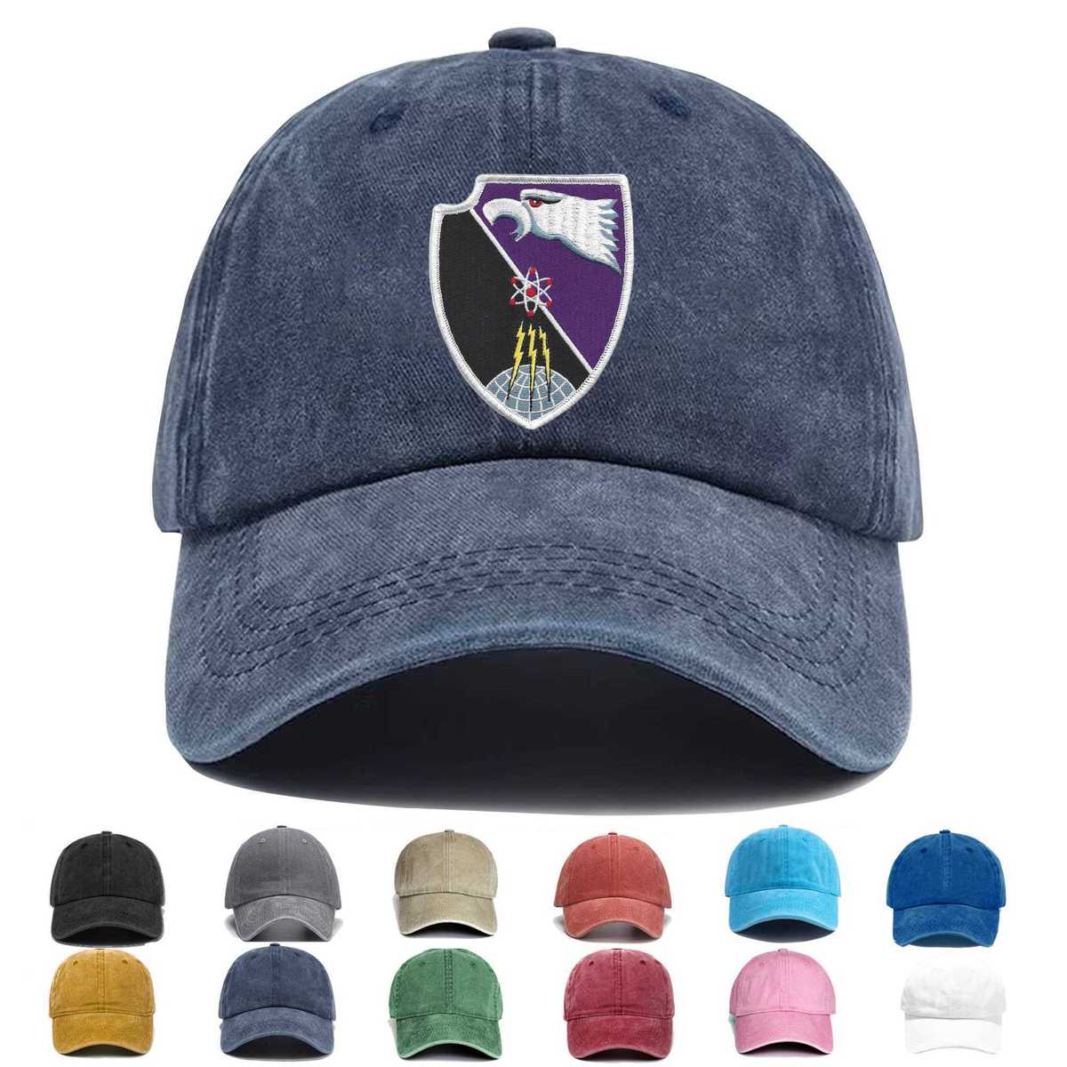 510th Fighter Squadron Shield Embroidered Hat - Custom Hat